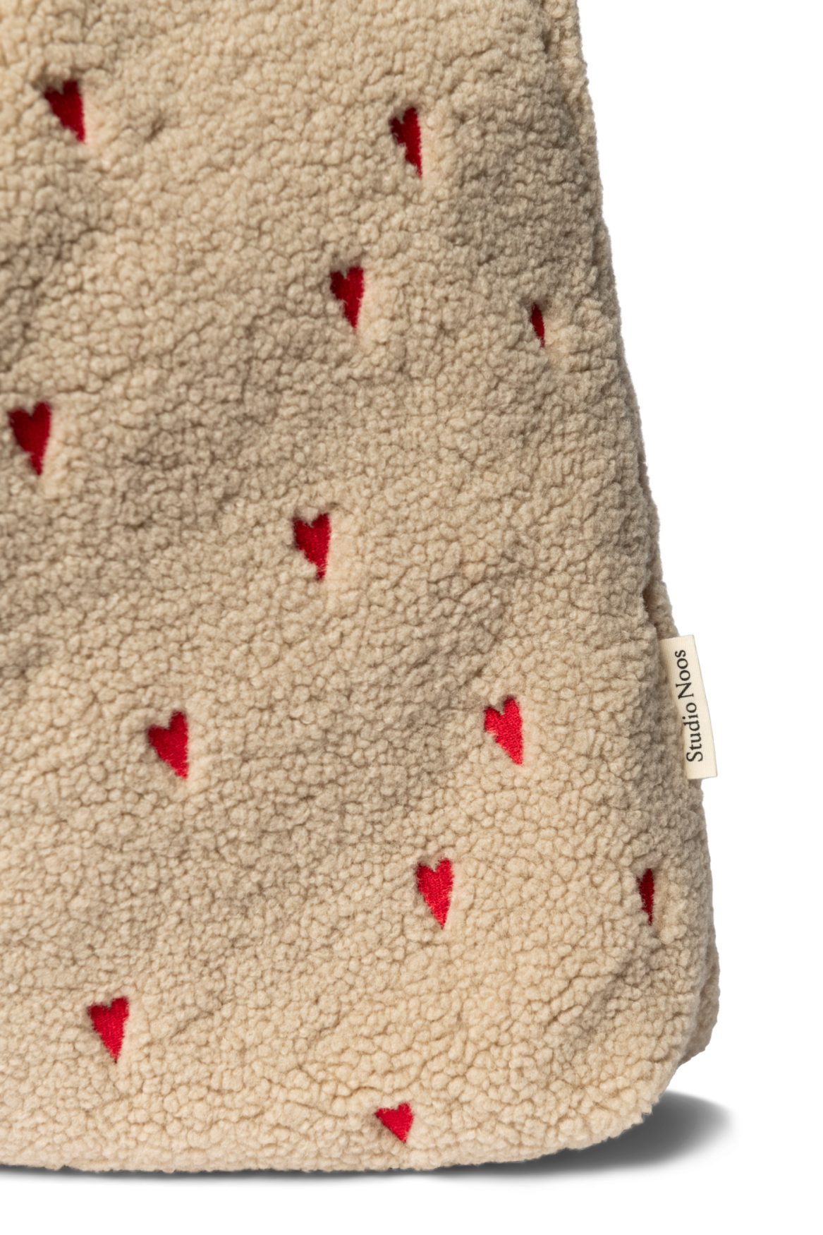 Studio Noos Teddy Mom Bag Wickeltasche Ecru Hearts
