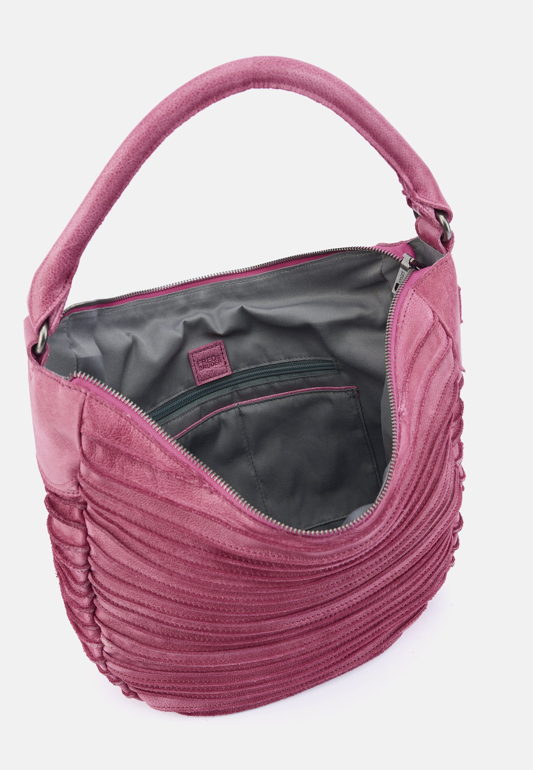FREDsBRUDER Riffeltier S Shopper braun gewachstes Leder