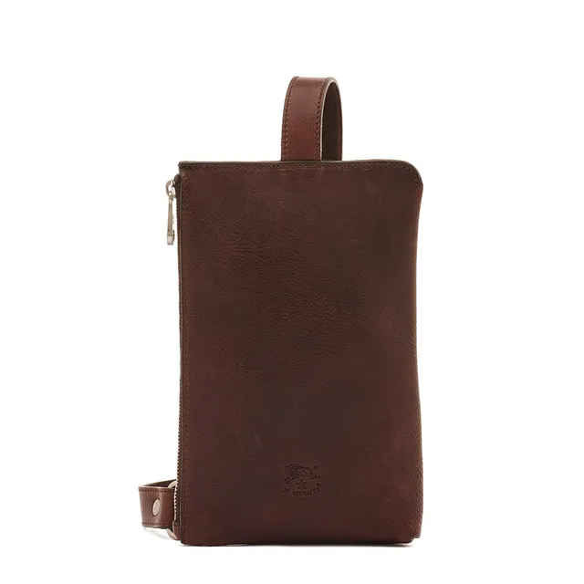 Il Bisonte Duccio Bauchtasche caffè Vollleder