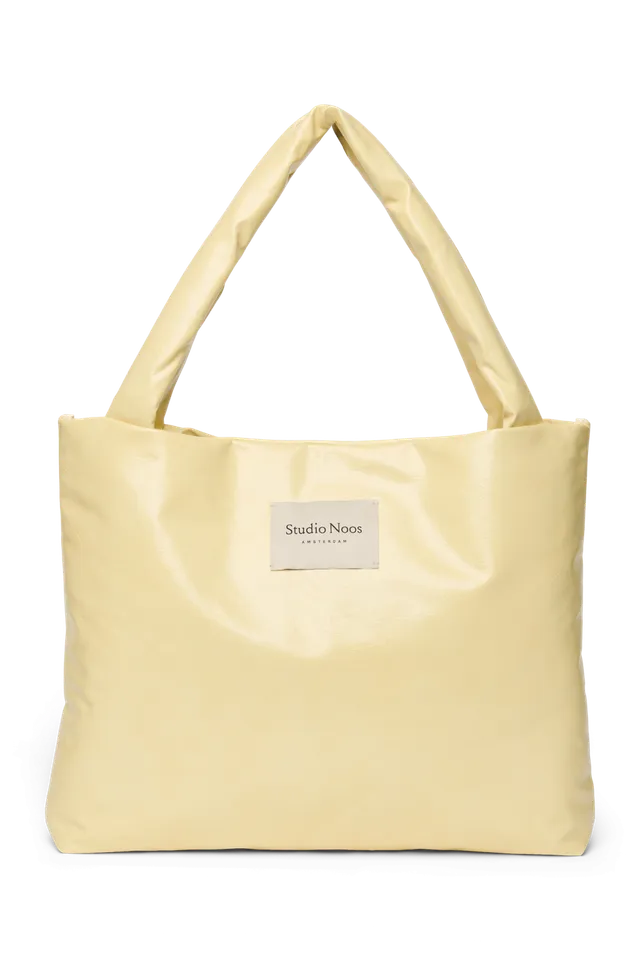 Studio Noos Vegan Leather Mom Bag Tasche Butter Yellow