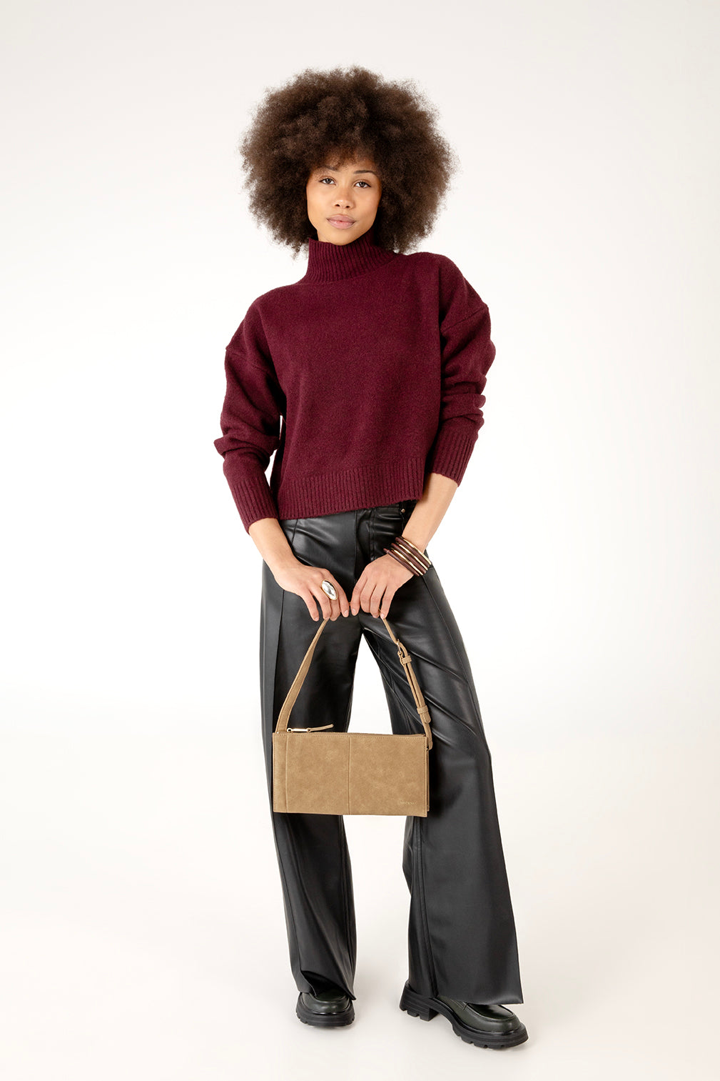 Matt & Nat Solstice Saige Schultertasche Latte