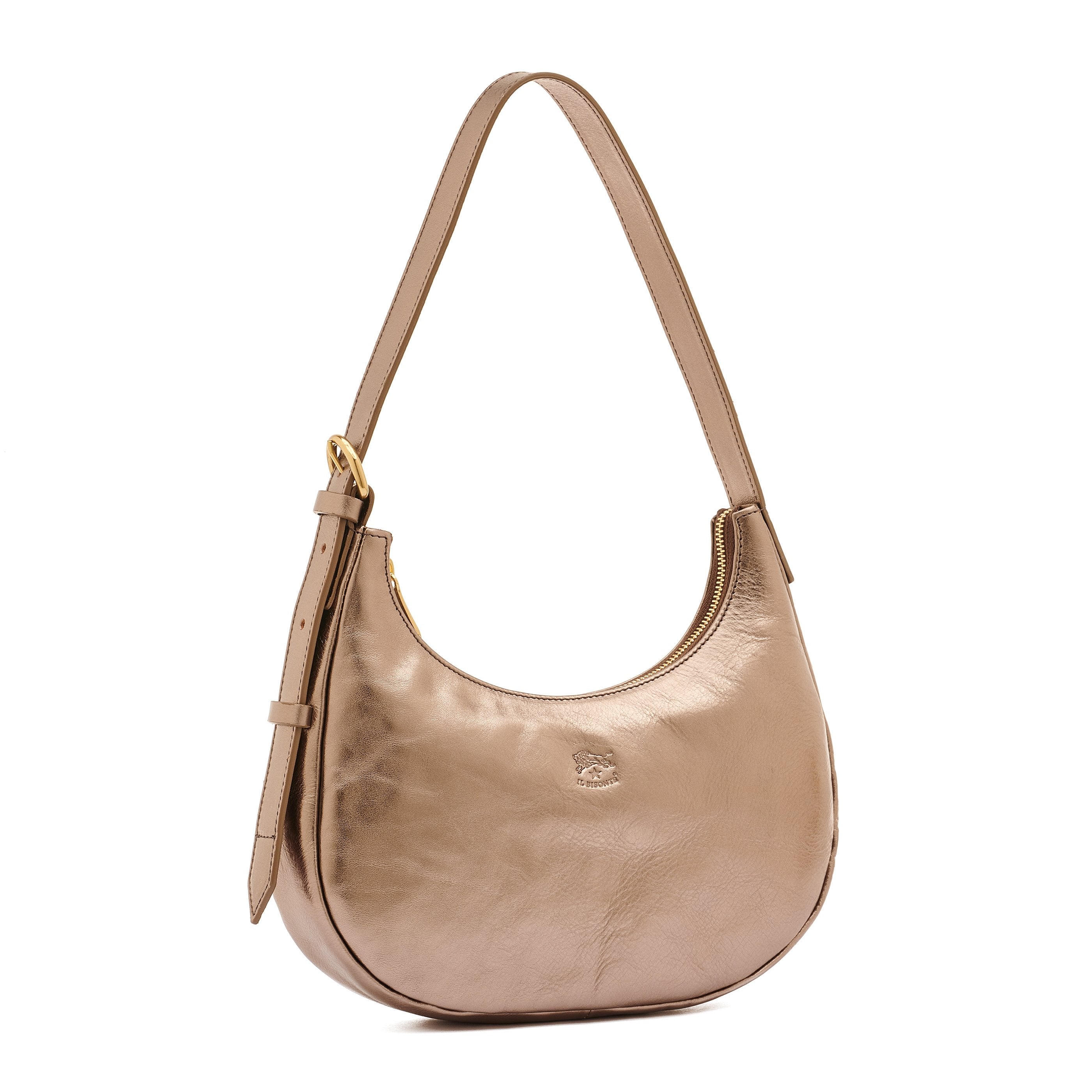 Il Bisonte Belcanto Schultertasche bronze Metallic