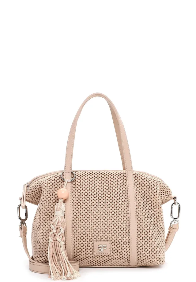 SURI FREY Gitty Hand Bag Umhängetasche Lightrose Netz