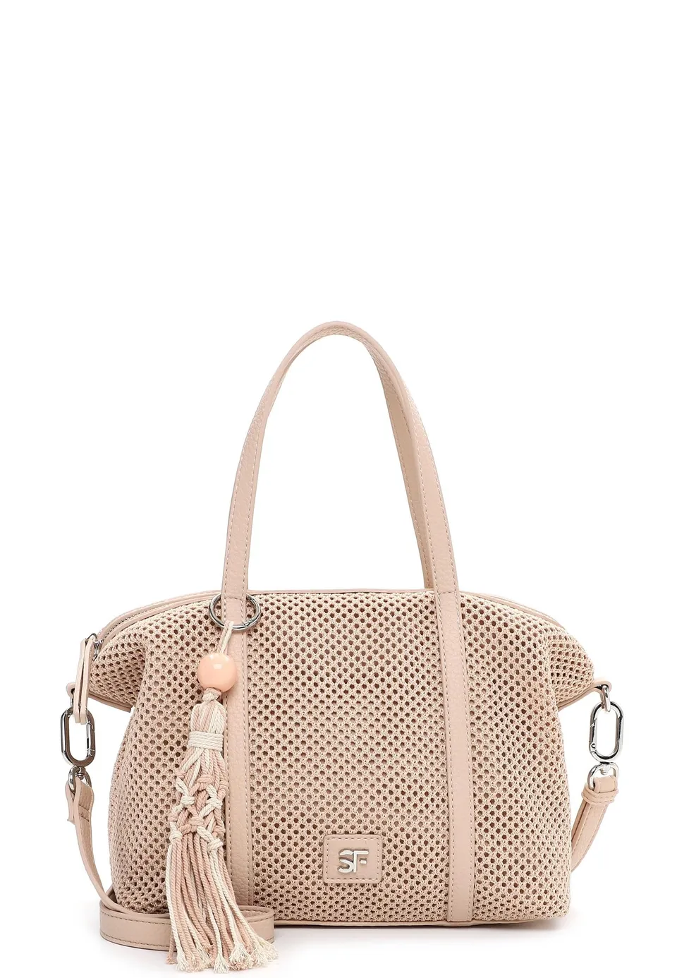 SURI FREY Gitty Hand Bag Umhängetasche Lightrose Netz
