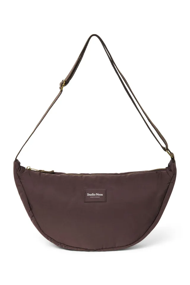 Studio Noos Puffy Adult Fanny Pack Bauchtasche Braun gesteppt