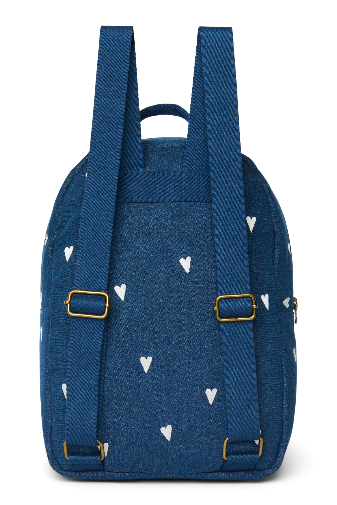 Studio Noos Denim Midi Rucksack Dunkelblau Herzen