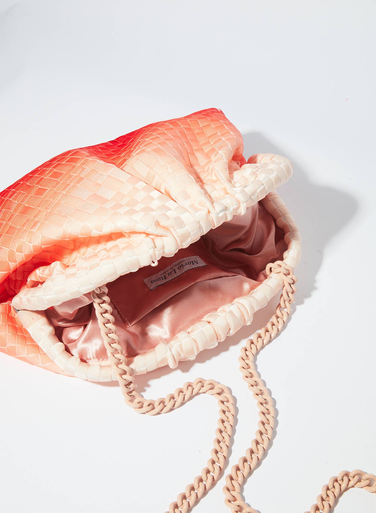 Maria la Rosa Sunset Clutch Grün Kette