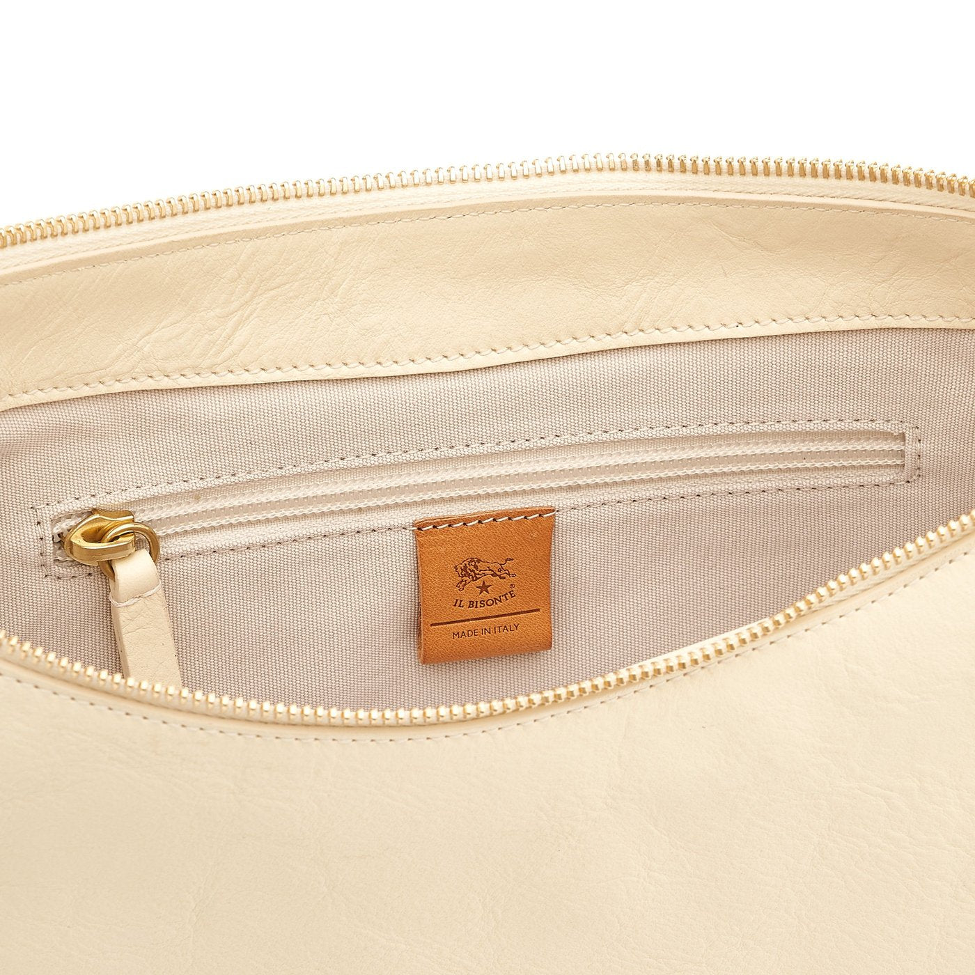 Il Bisonte Oliveta Hobo Leder latte