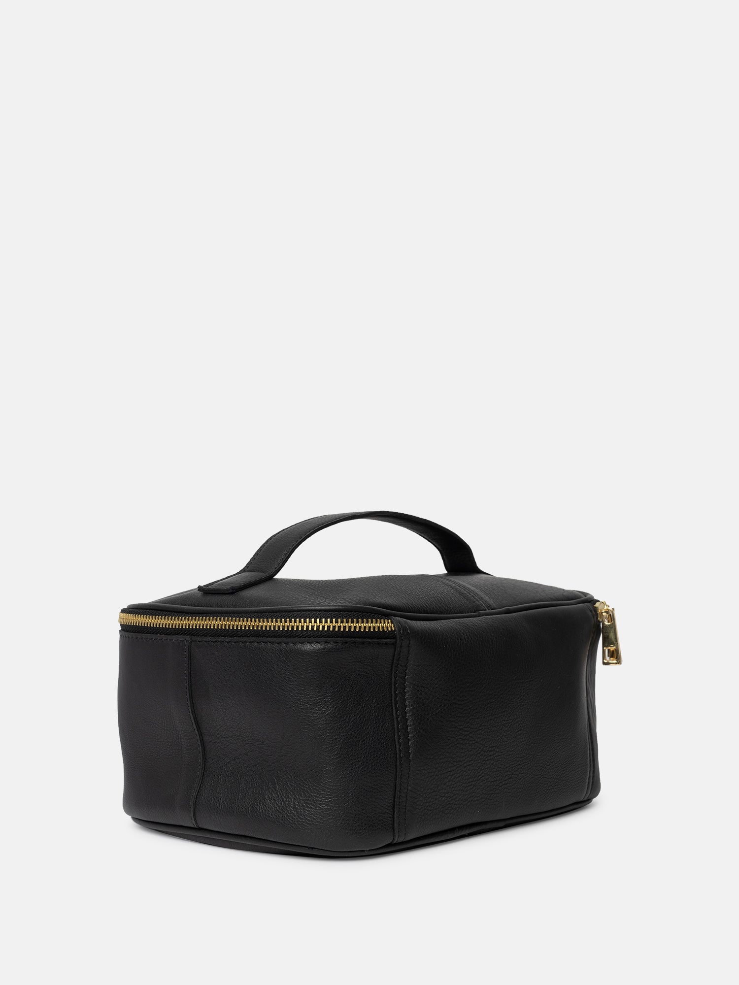 RE:DESIGNED Helga Big Kulturtasche Schwarz Vollleder