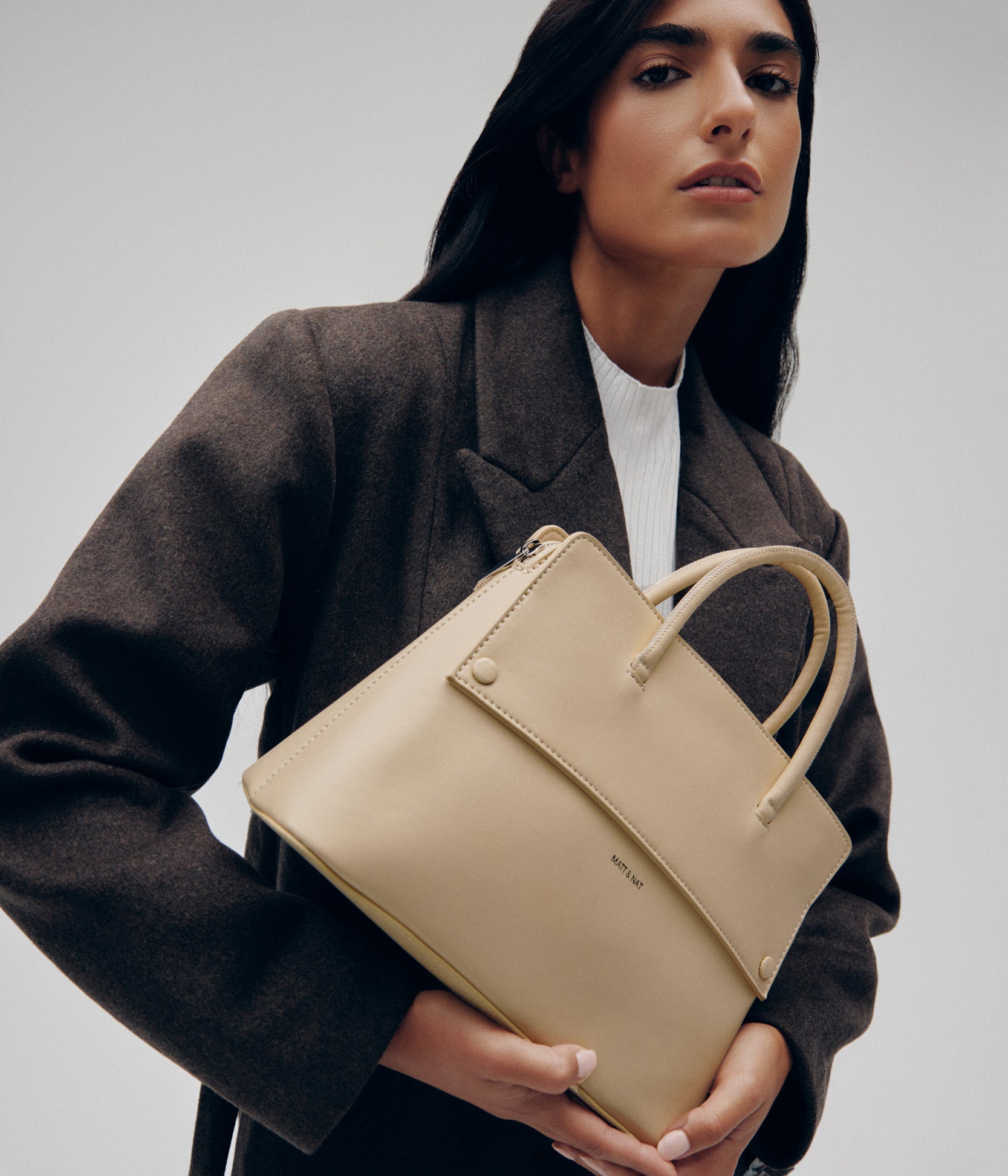 Matt & Nat Silva Uppeal Satchel schwarz Apfelleder