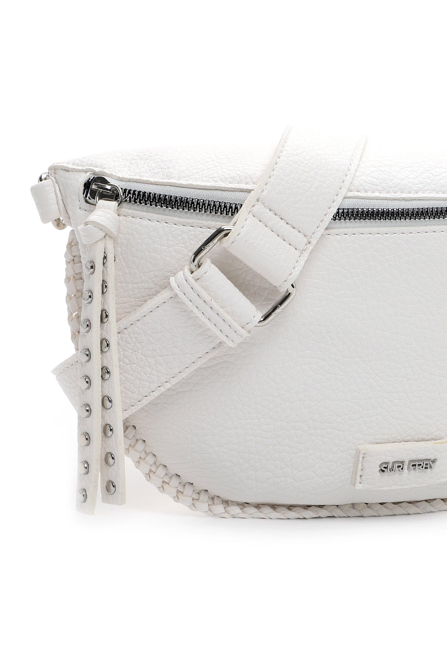 SURI FREY Franzy Handbag With Zipper Umhängetasche White