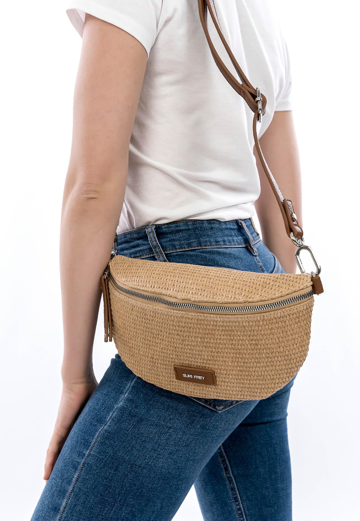 SURI FREY Cady Hand Bag Umhängetasche sand Baumwolle