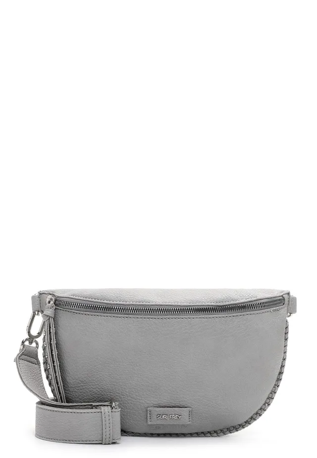 SURI FREY Franzy Handbag with Zipper Umhängetasche Hellgrau