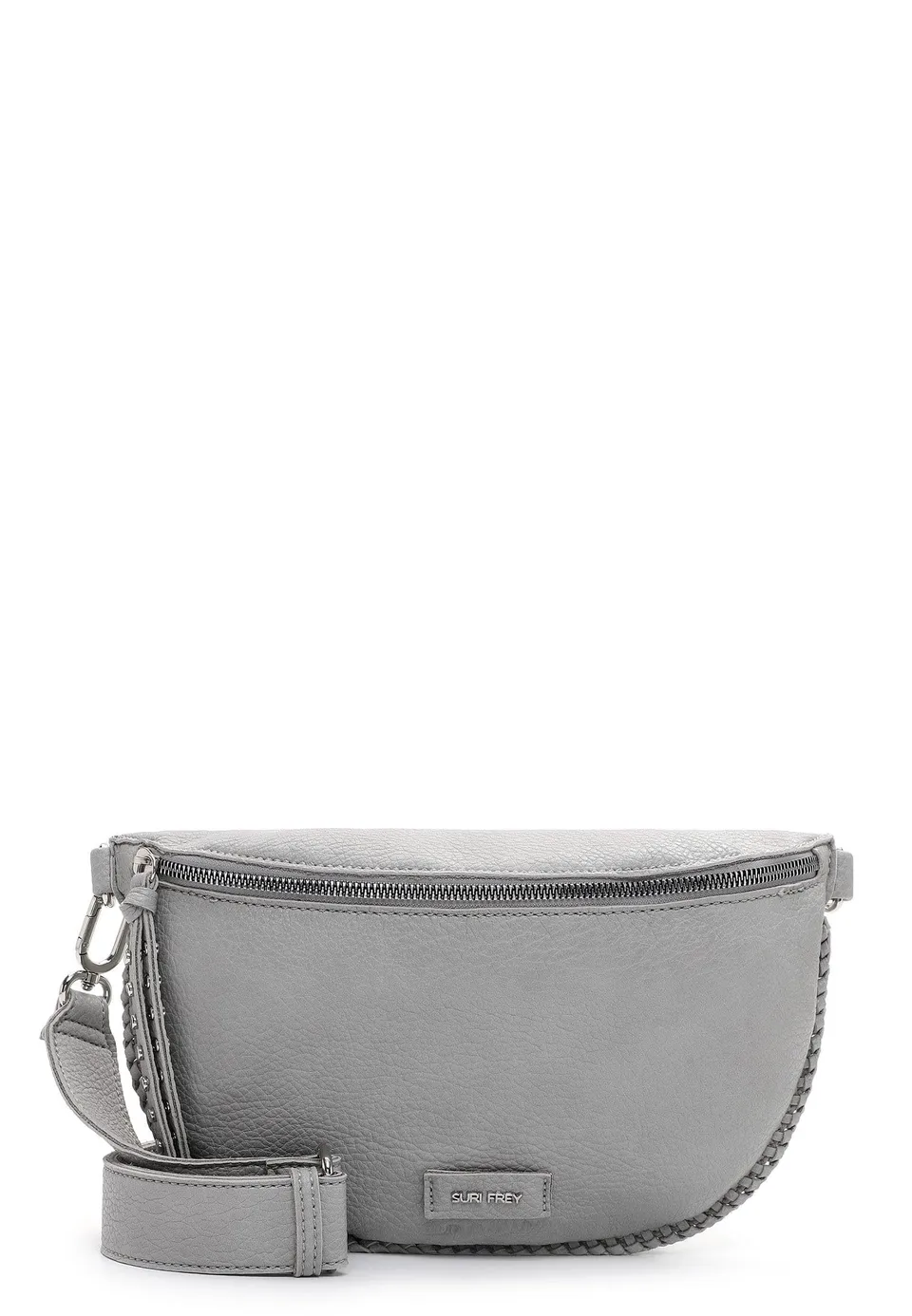 SURI FREY Franzy Handbag with Zipper Umhängetasche Hellgrau