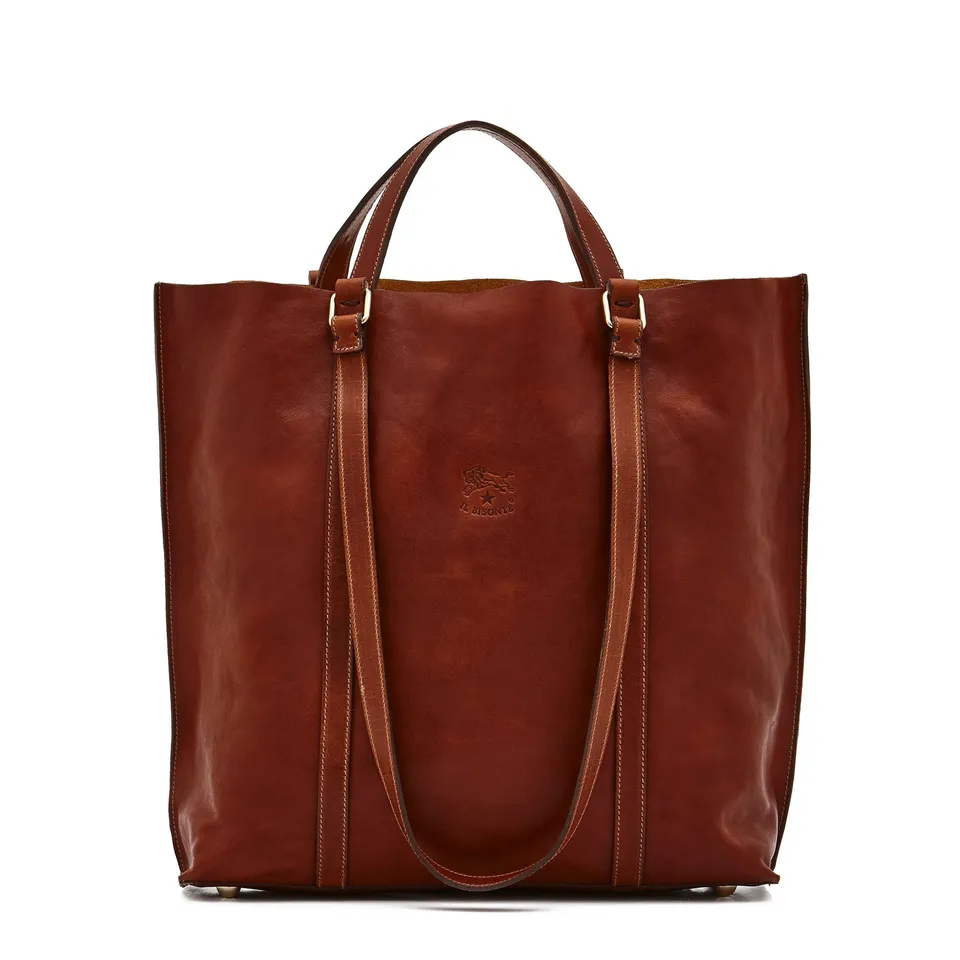 Il Bisonte Handtasche Sepia Vollleder Damen