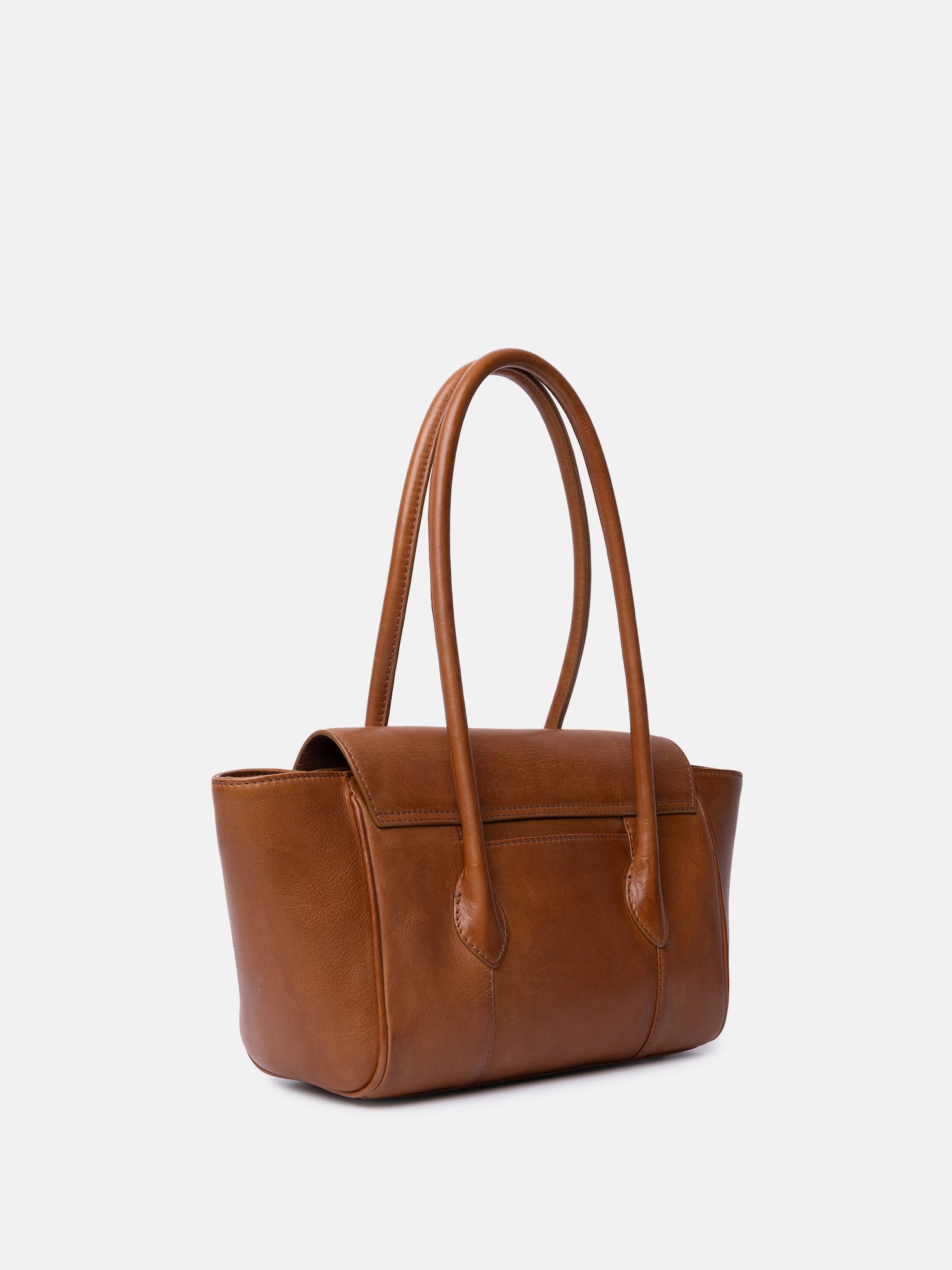 RE:DESIGNED Sisu Small Handtasche Tan Vollleder
