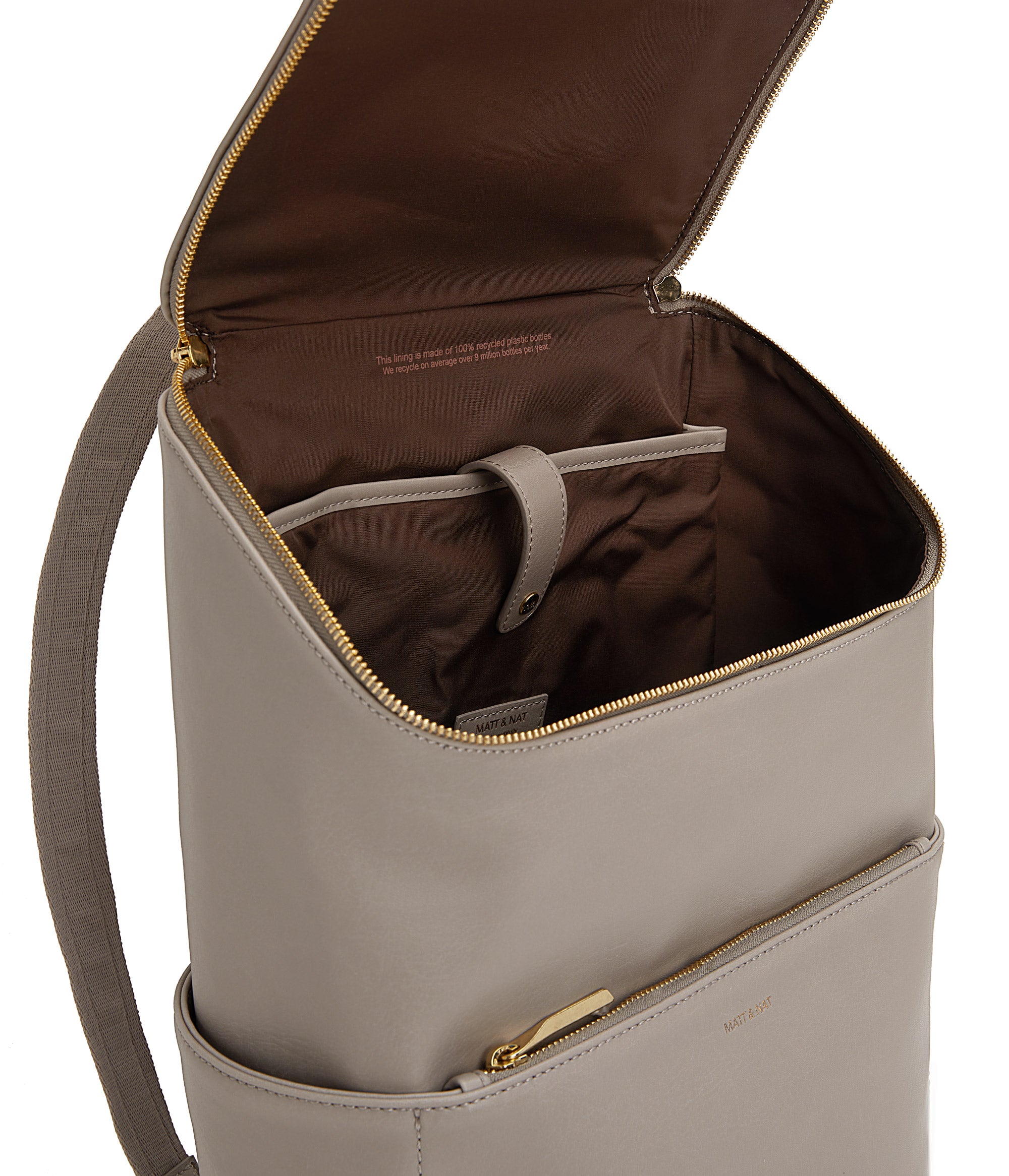 Matt & Nat Dean Vintage Rucksack Schwarz vegan