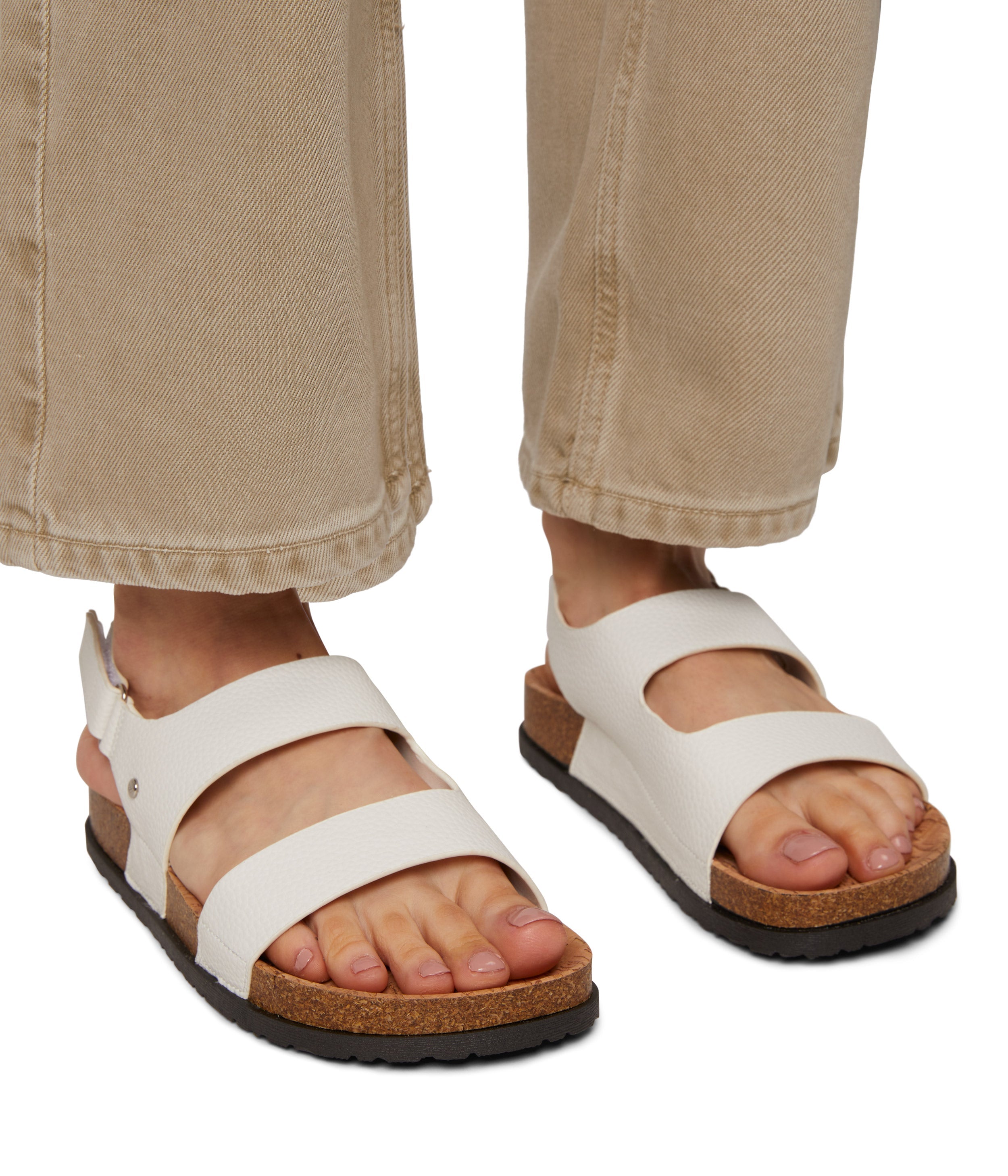 Matt & Nat Idly Sandale Schwarz 38 Klett vegan