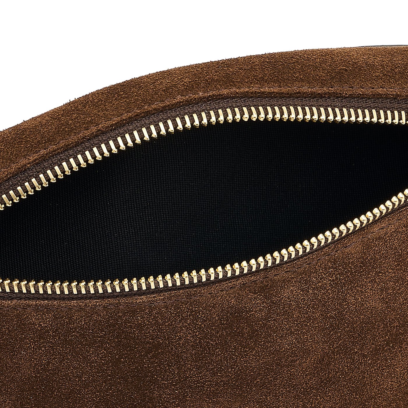 Il Bisonte Oliveta Gürteltasche Suede testa di moro