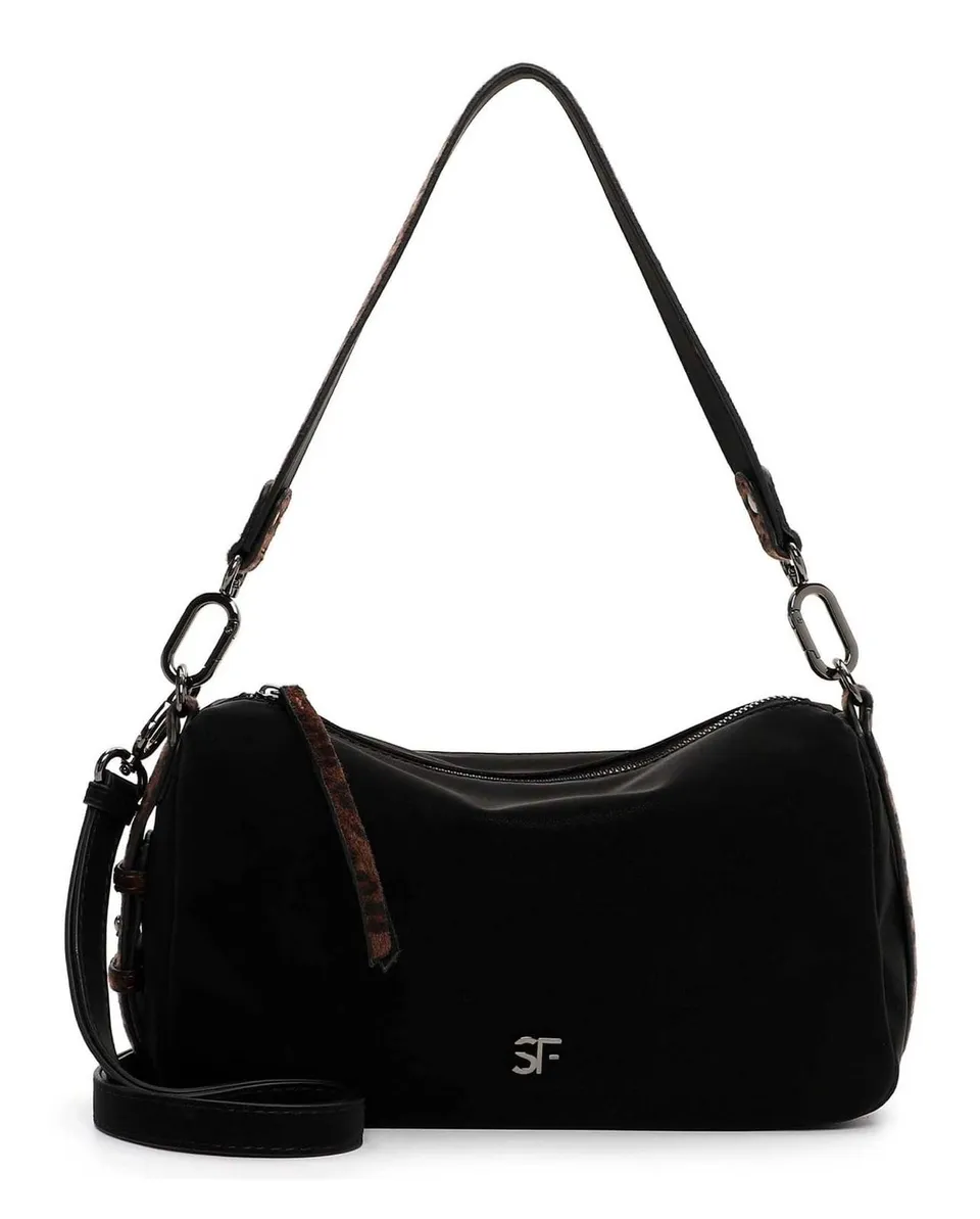SURI FREY SFY Sammy Handbag Umhängetasche Schwarz Zipper