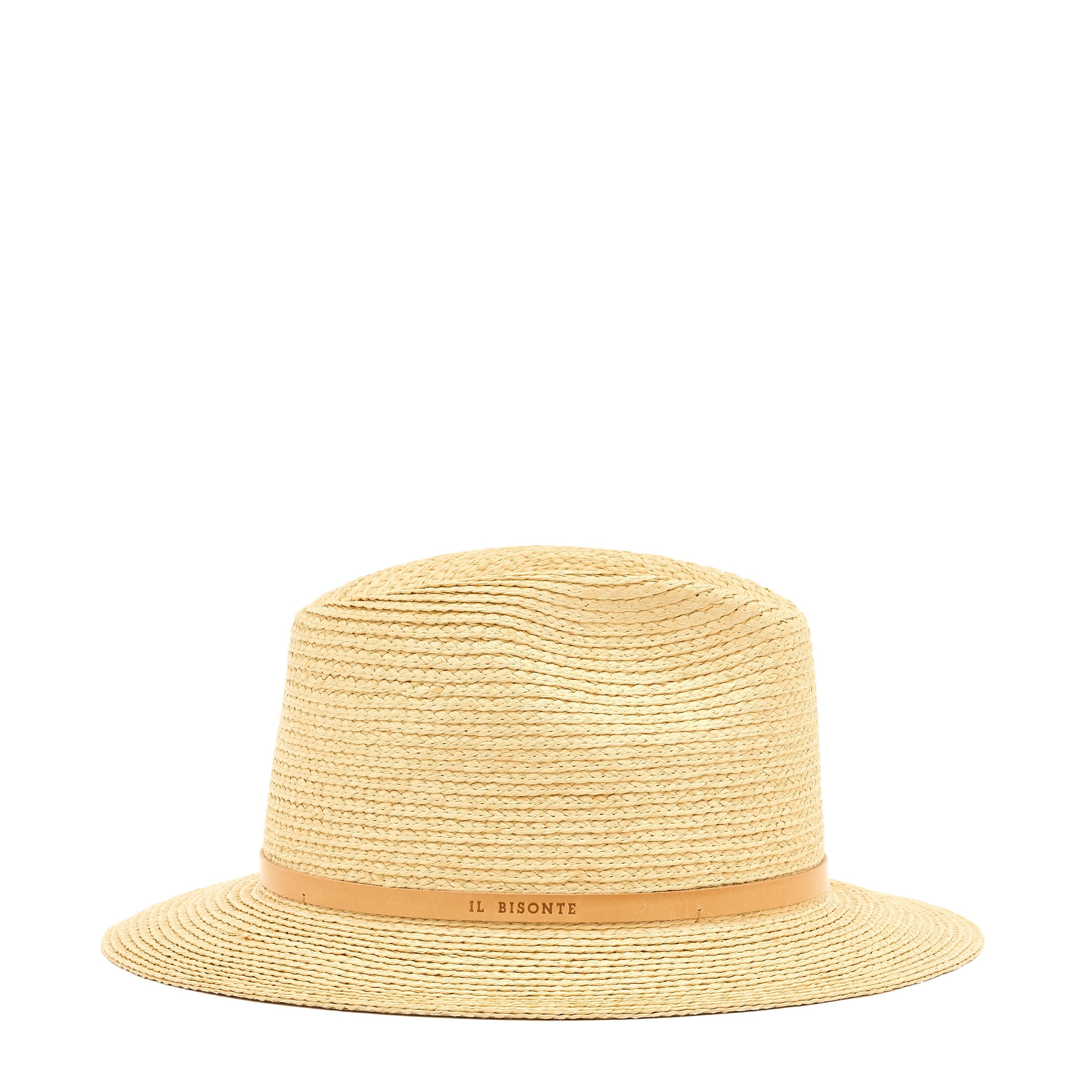Il Bisonte Raffia Hut Natur Strohhut 55-56 Unisex