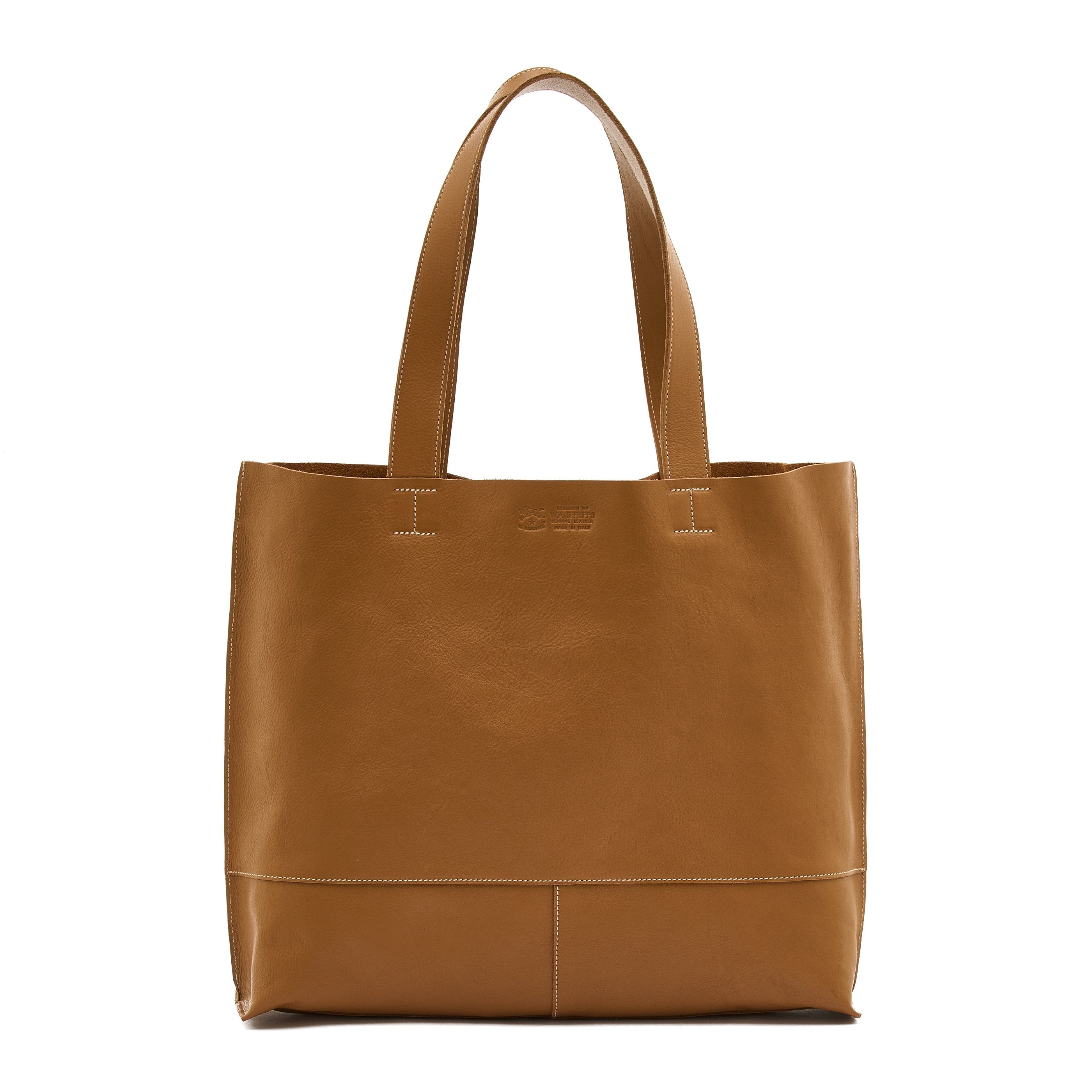 Il Bisonte Talamone Shopper Rindsleder gianduia