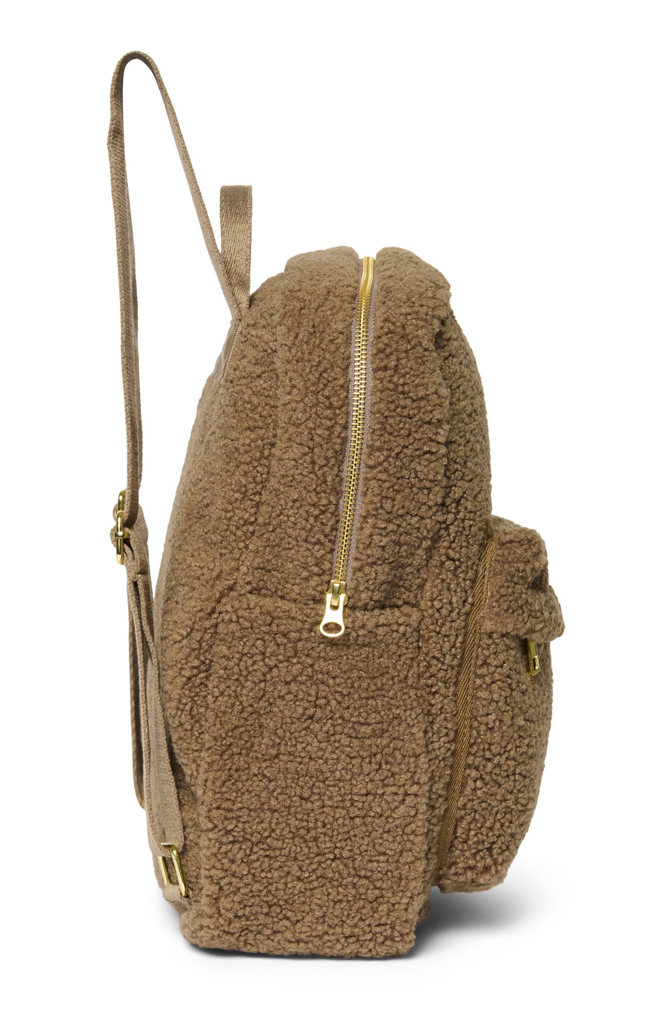 Studio Noos Teddy Midi Rucksack Braun Frontfach Kinder