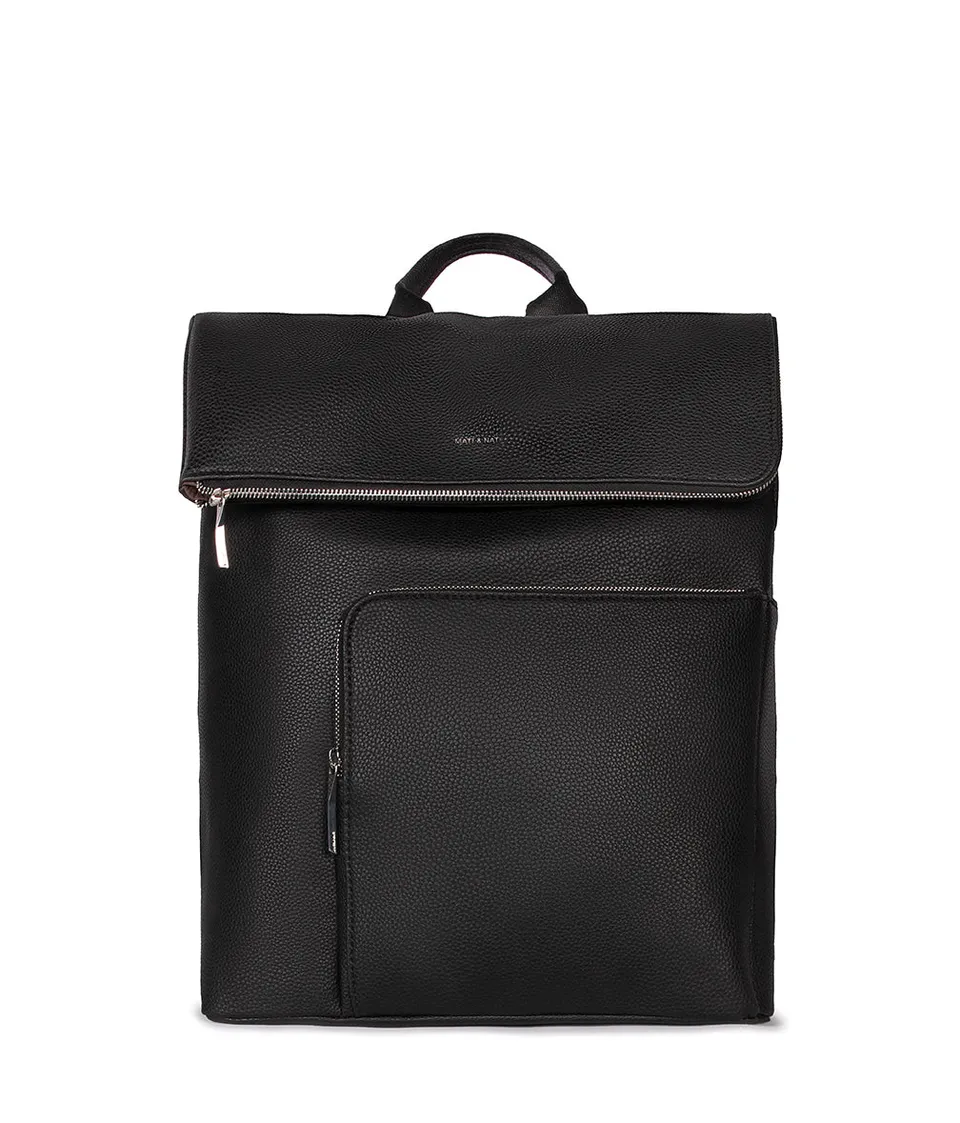 Matt & Nat ARD Rucksack schwarz Grain 16 Zoll
