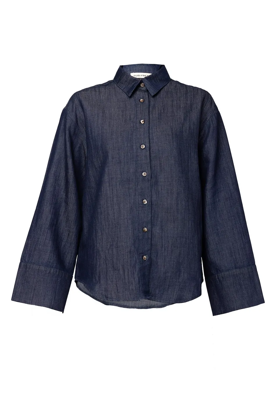 SURI FREY SFY Freyday SW10061 Leinenhemd XS Jeansoptik