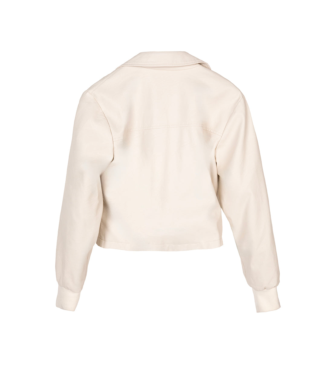 Matt & Nat Sessa Bikerjacke Creme vegan kurz