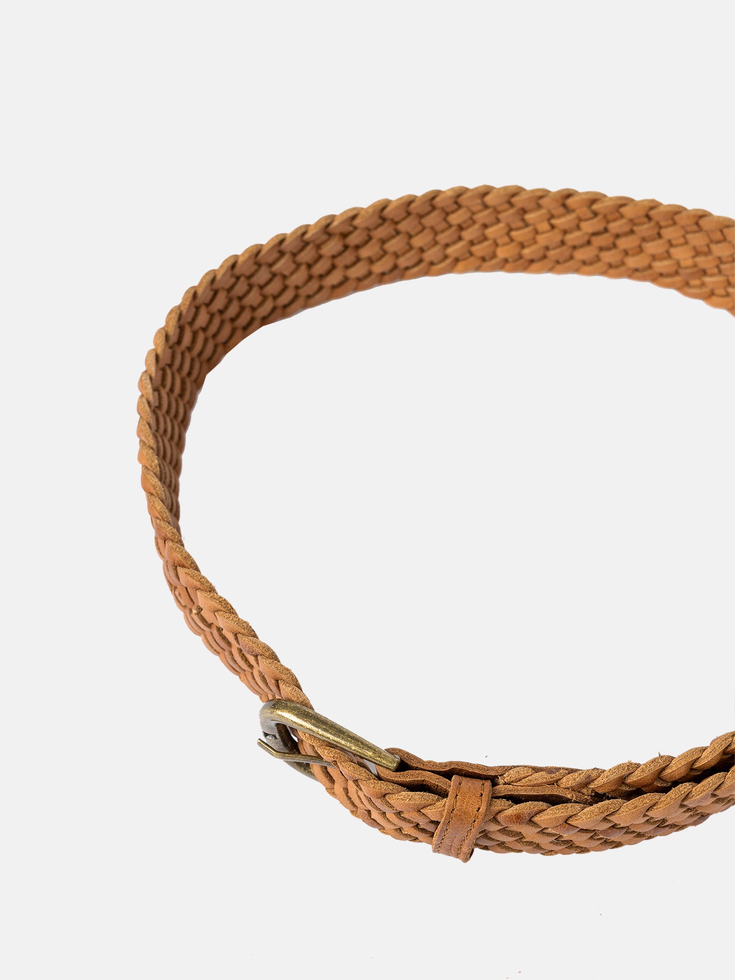 RE:DESIGNED Harper 5291 Gürtel Burned Tan Flecht