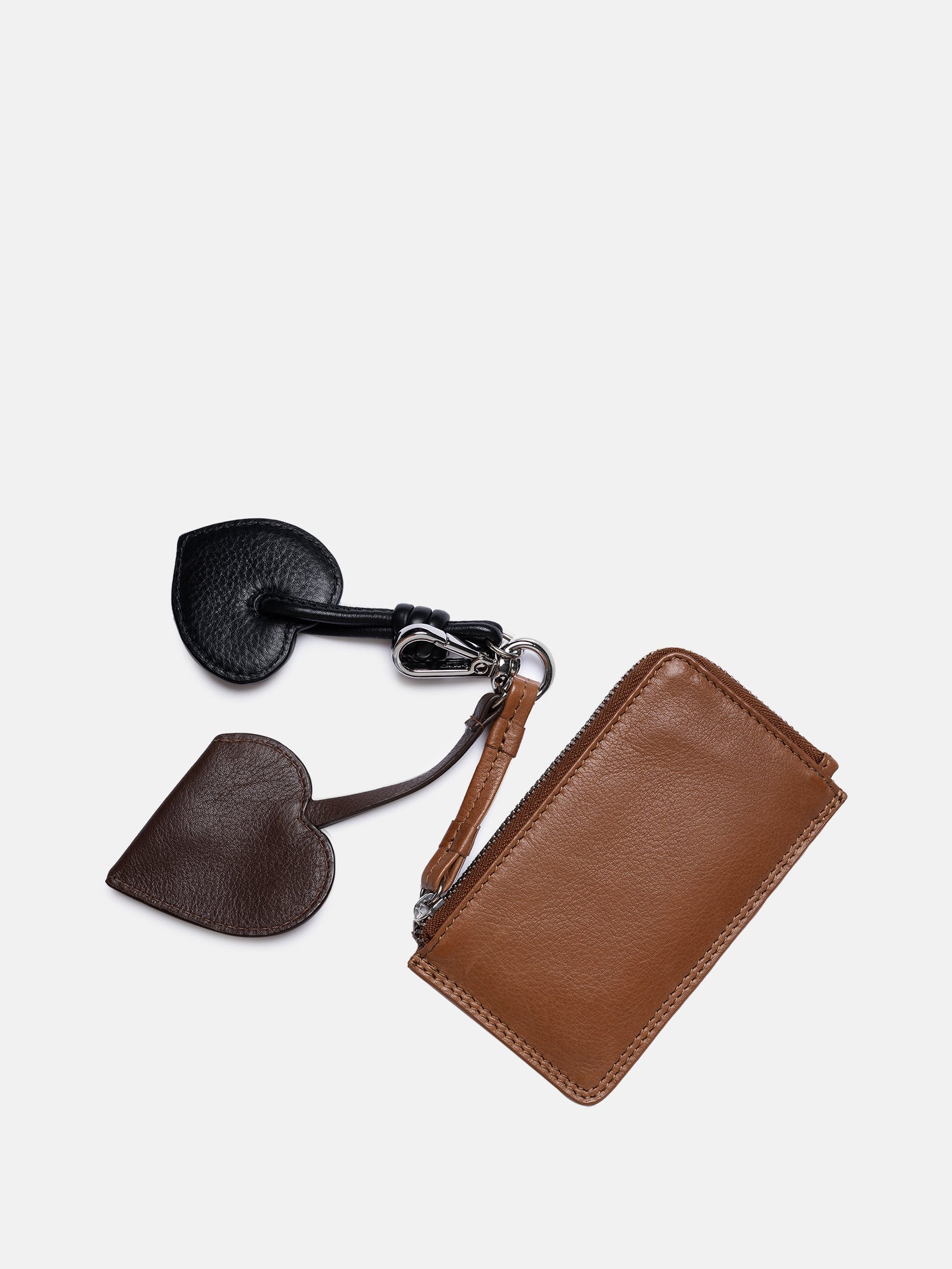 RE:DESIGNED Nassel Schlüsselanhänger Cognac Vollleder