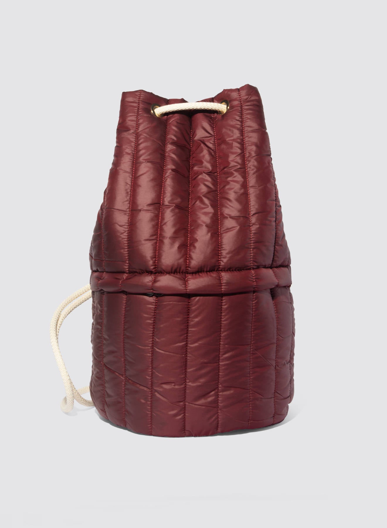 Maria la Rosa North Puff Rucksack Brown Stepp-Oversize