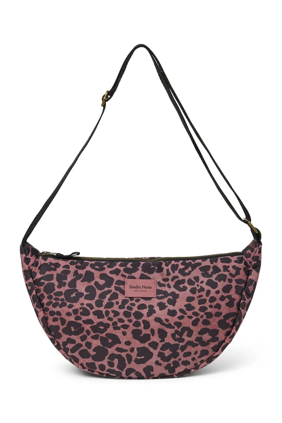 Studio Noos Puffy Fanny Pack Bauchtasche Rot Leopard