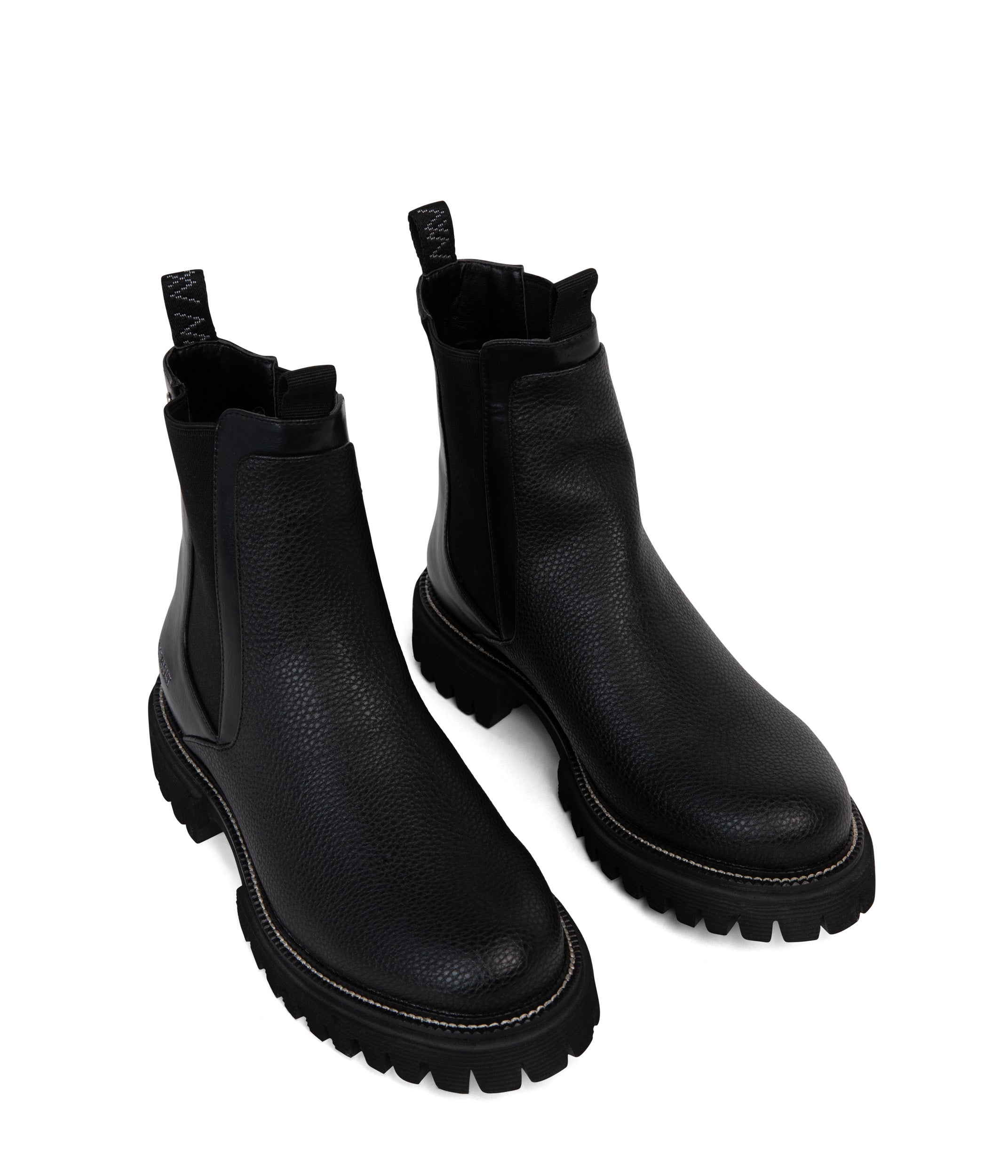 Matt & Nat Zuke Chelsea Boots Damen Schwarz vegan