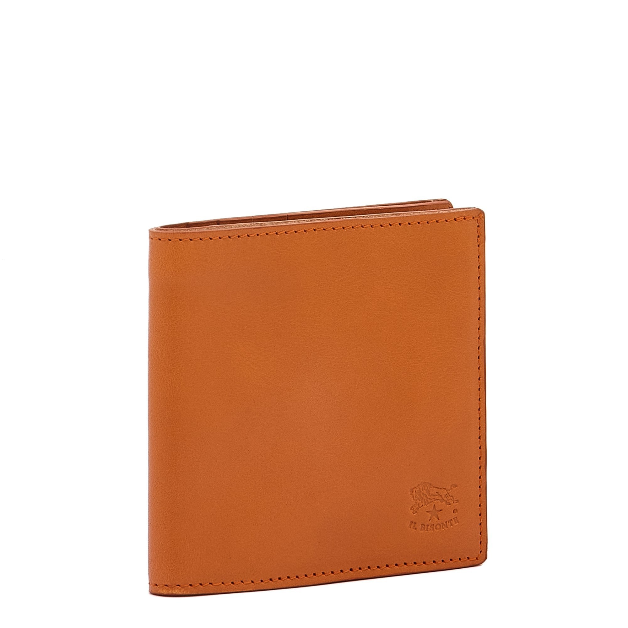 Il Bisonte Galileo Geldbörse Herren Caramel Vollleder