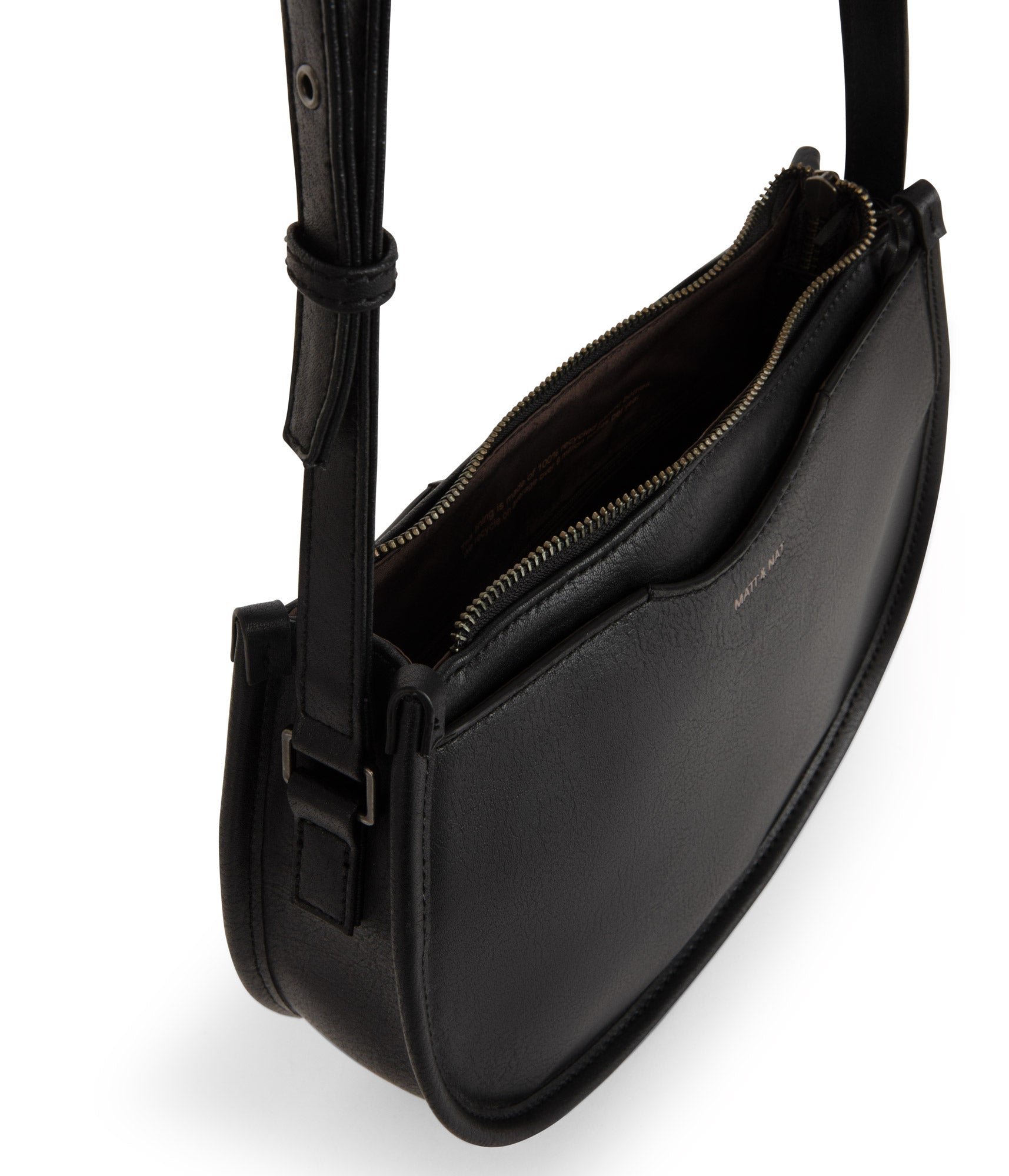 Matt & Nat Charlie Umhängetasche Arbor Schwarz vegan