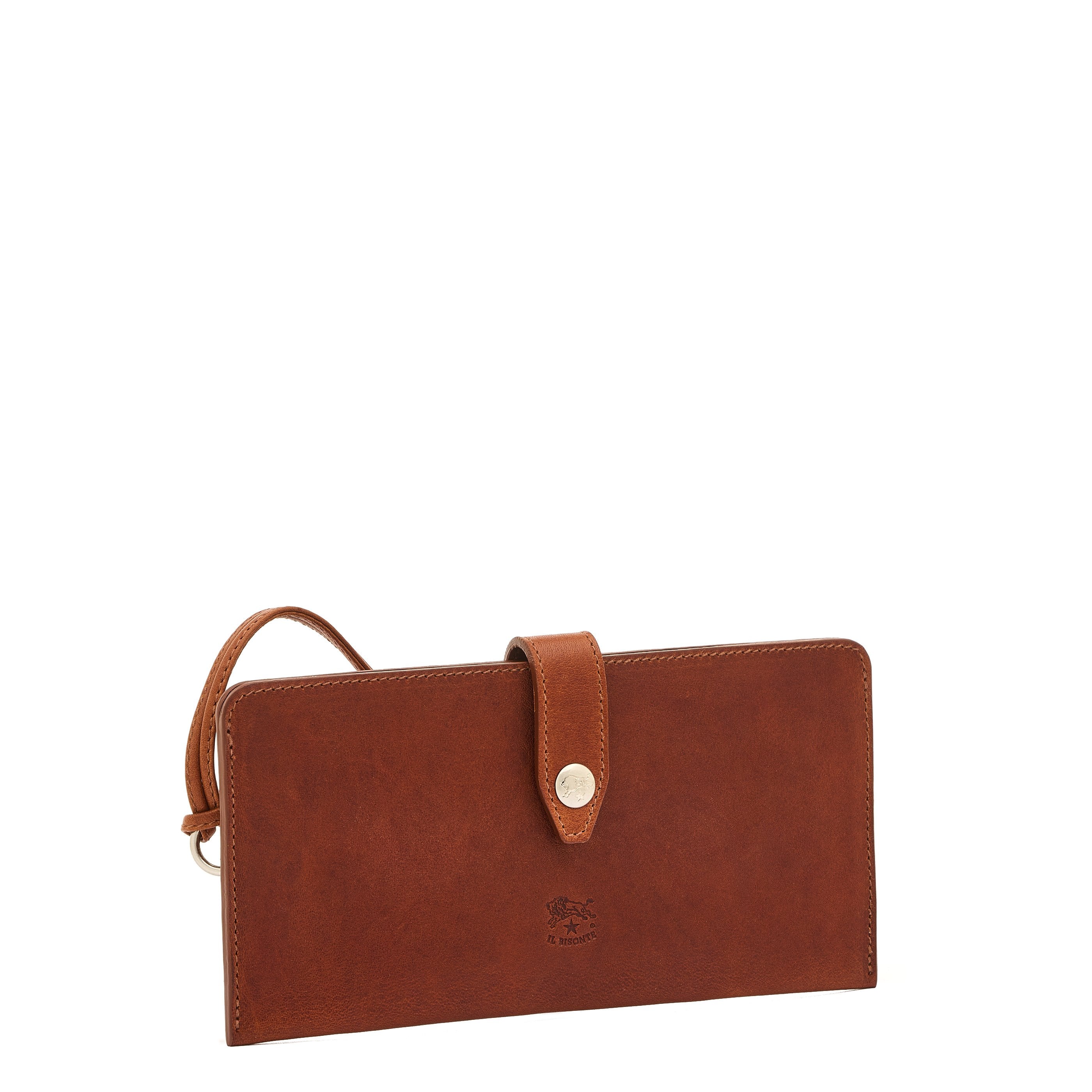 Il Bisonte 1990 Handytasche Sepia Vollleder