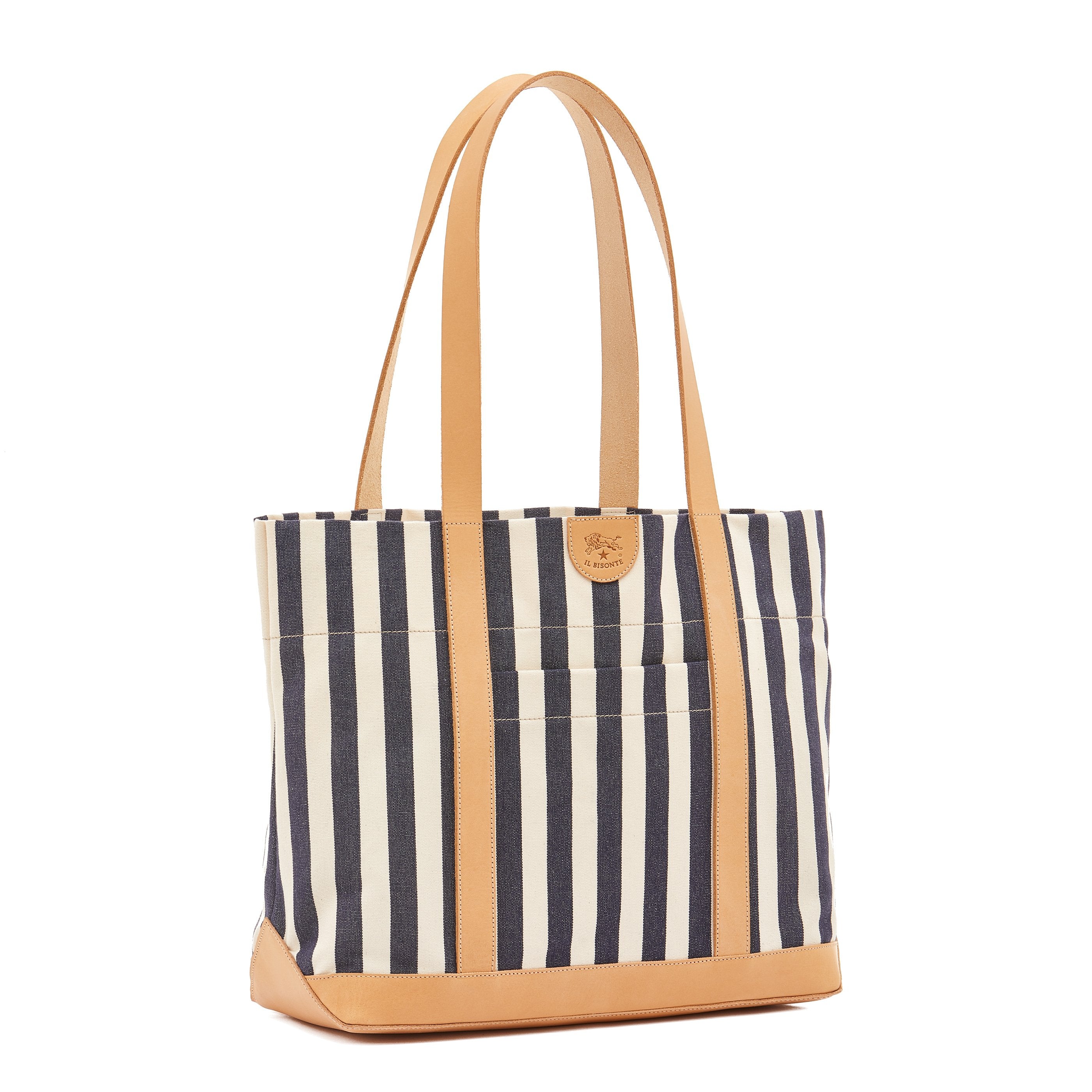 Il Bisonte Schultertasche Multicolor Stoff gestreift