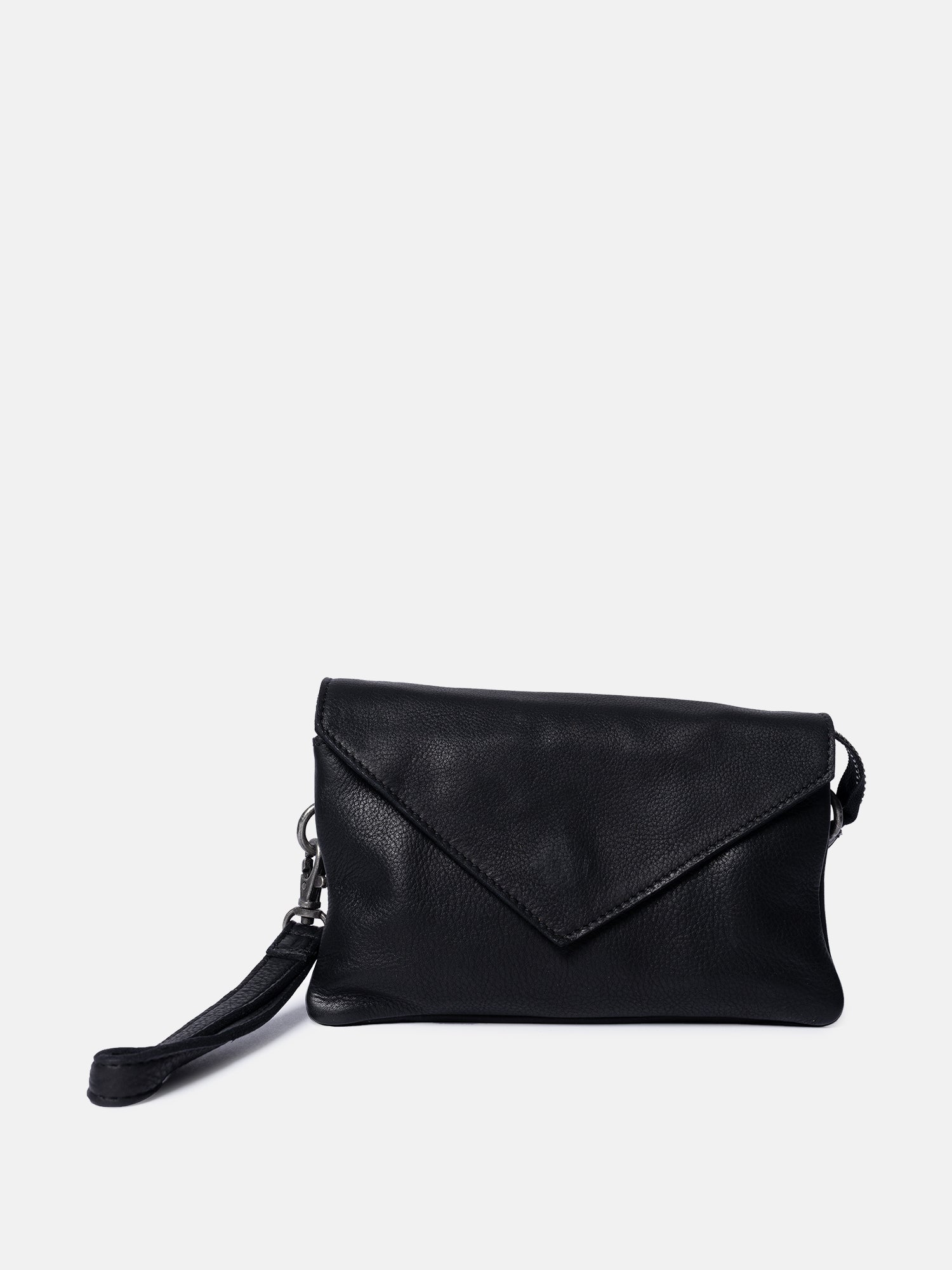 RE:DESIGNED Claire Soft Umhängetasche Schwarz Vollleder