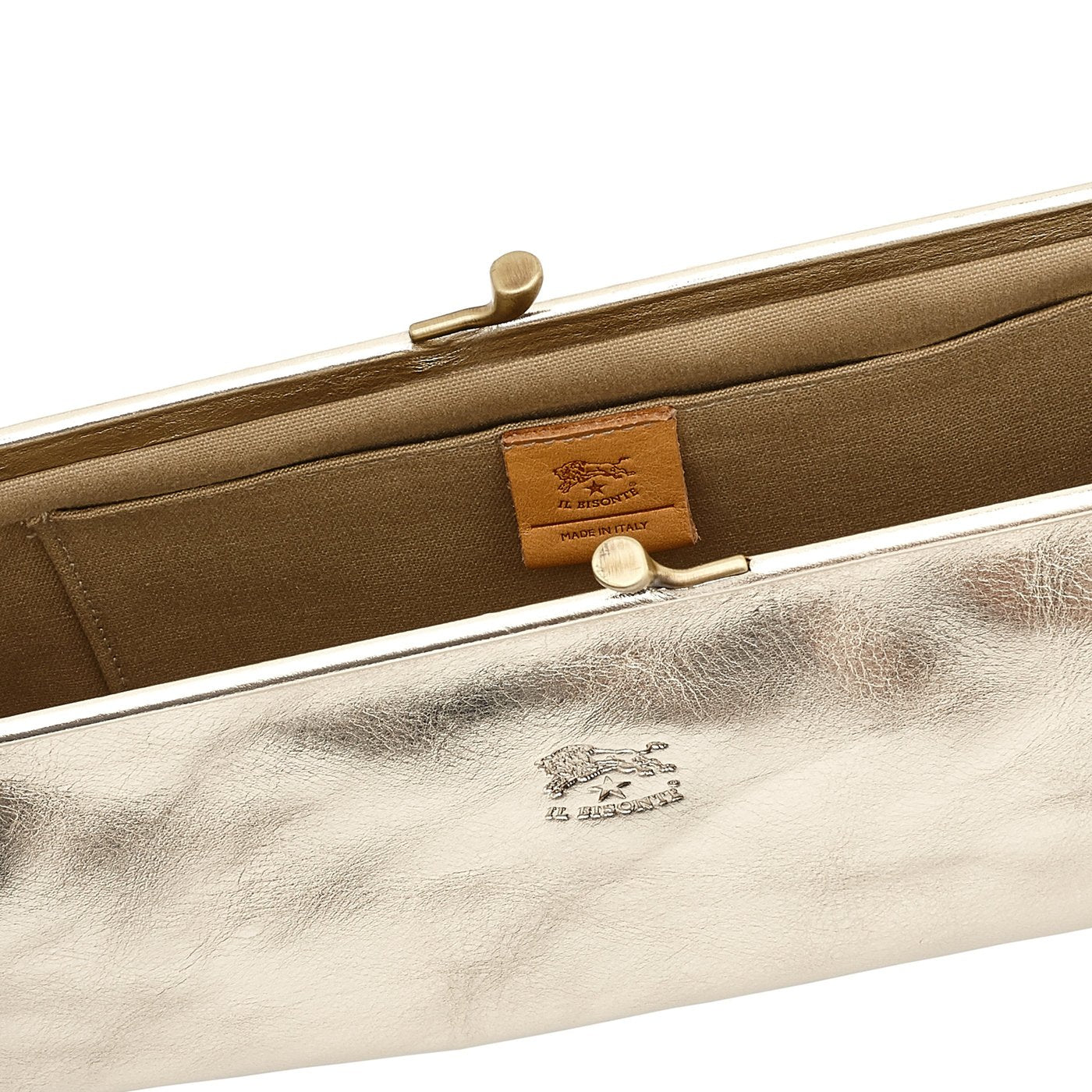 Il Bisonte Manuela Pochette Platino Vollleder