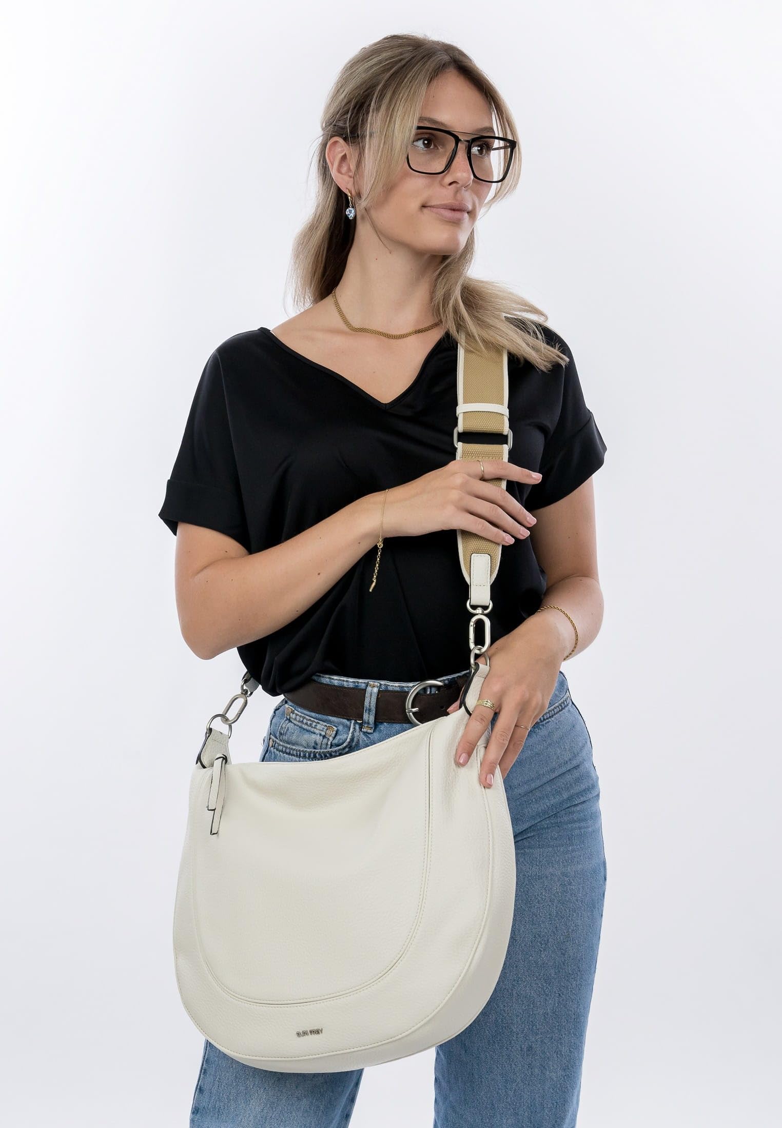 SURI FREY Kimberly 14793 Beutel Ecru mittel