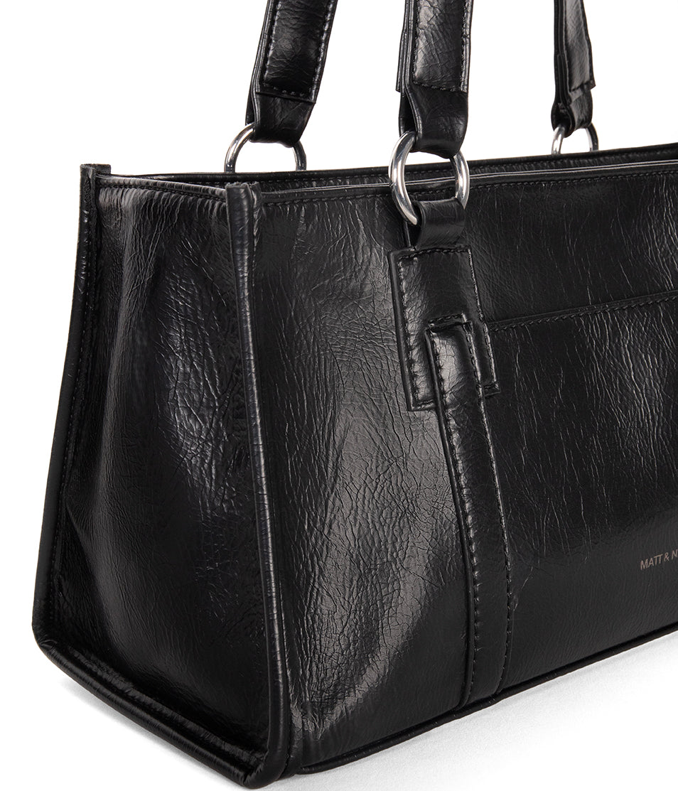 Matt & Nat Theme Zaria Tote Schwarz Schulterriemen
