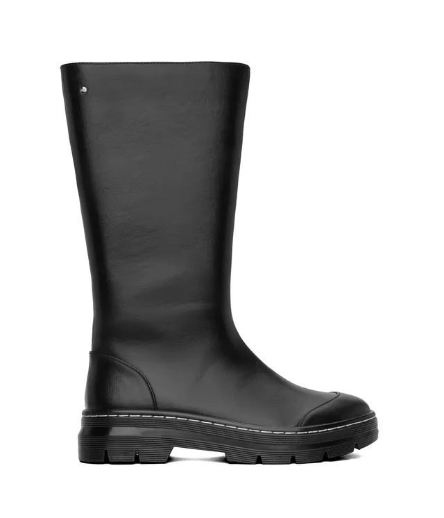 Matt & Nat Sumi Stiefel Damen Schwarz Hoch Vegan