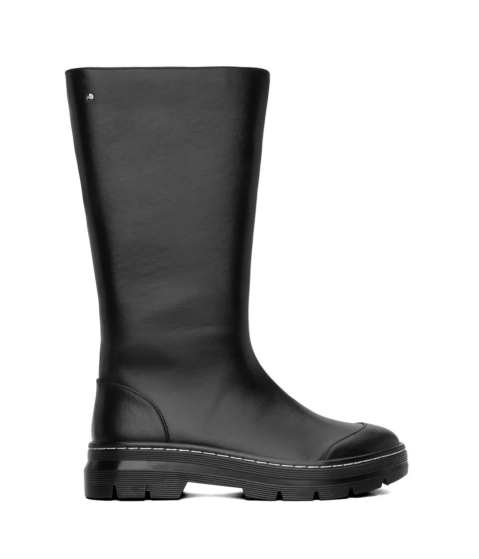 Matt & Nat Sumi Stiefel Damen Schwarz Hoch Vegan