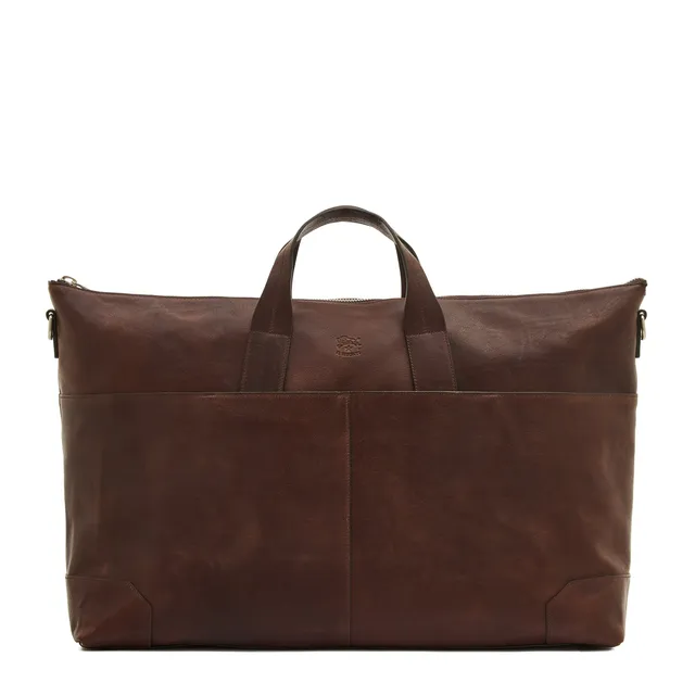 Il Bisonte Galileo Reisetasche Caffè Vintage-Vollleder