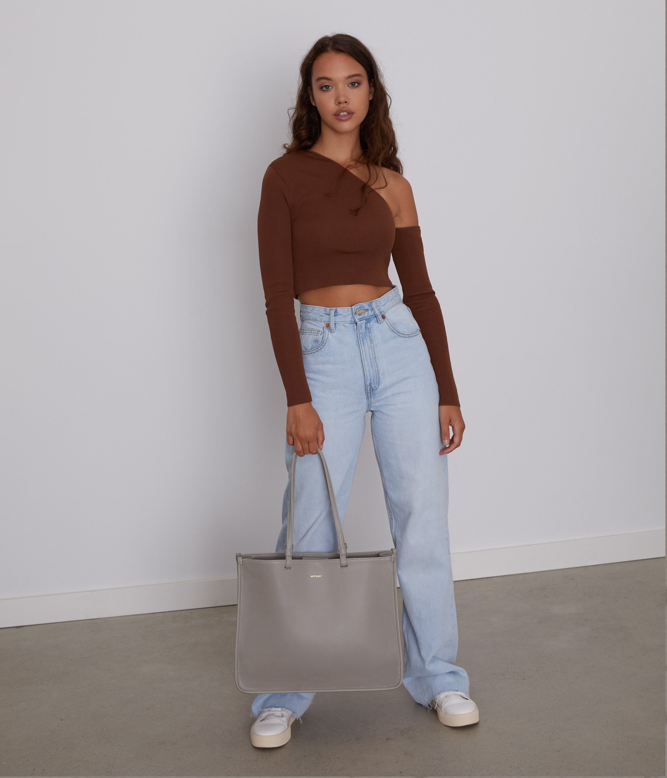 Matt & Nat Vintage CALINA Tote Schwarz vegan Laptop