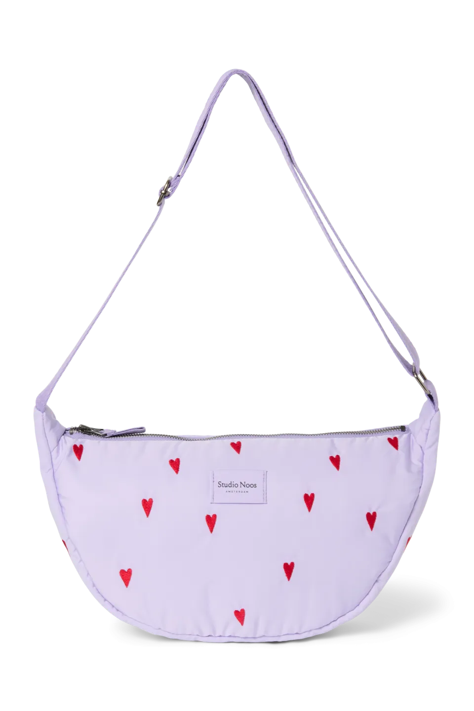 Studio Noos Puffy Bauchtasche Purple Hearts lila