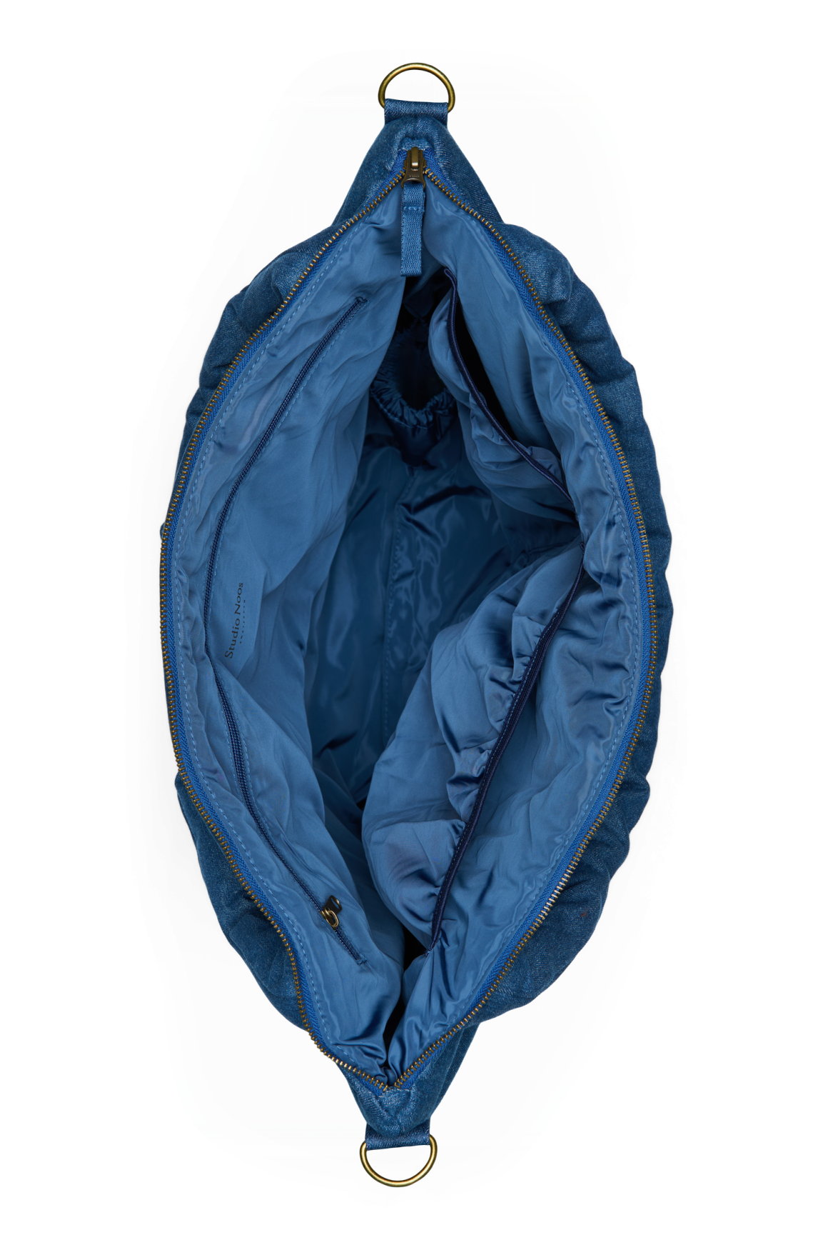 Studio Noos Denim Wickeltasche Dunkelblau Jeansstoff Flaschenfach