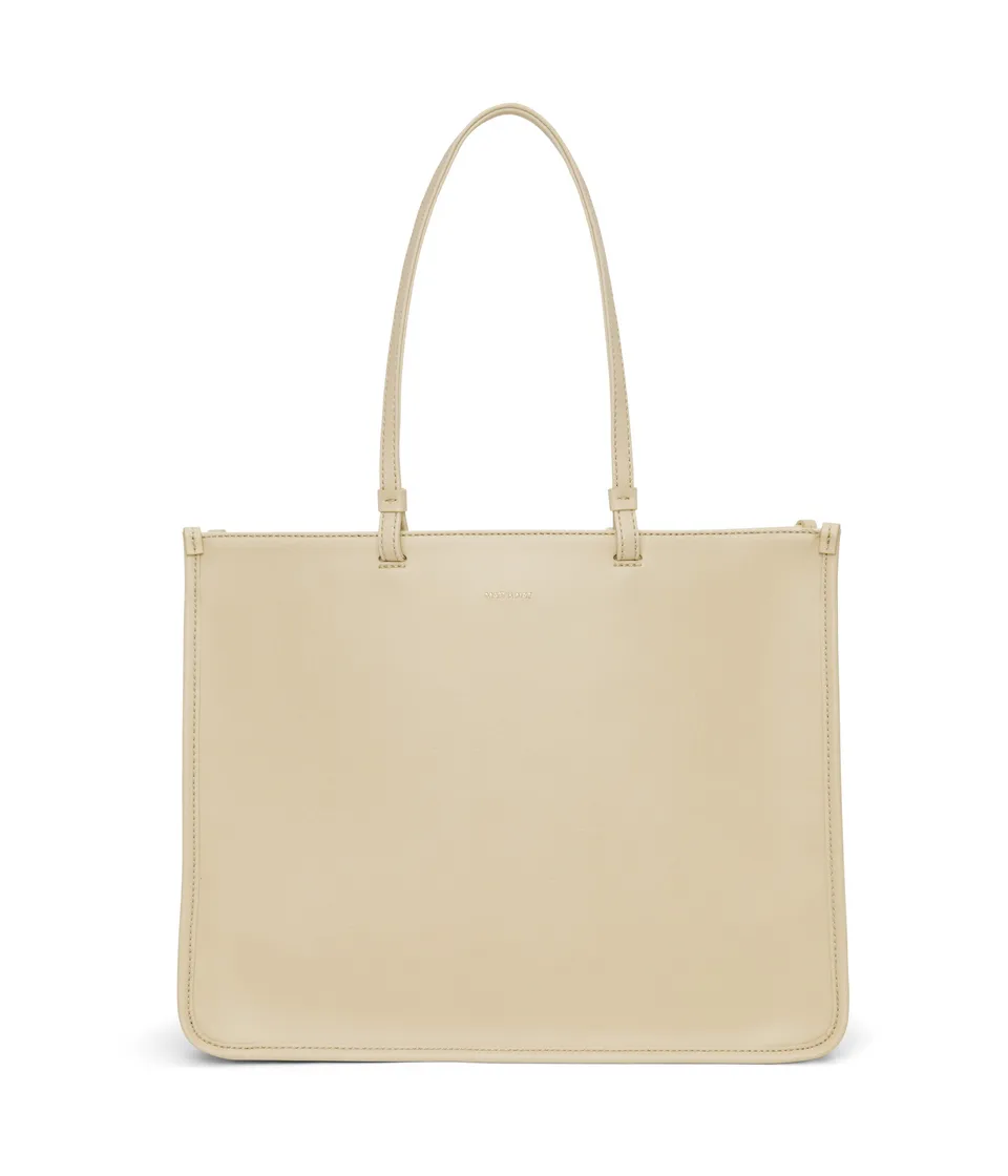 Matt & Nat Vintage CALINA Tote Schwarz vegan Laptop